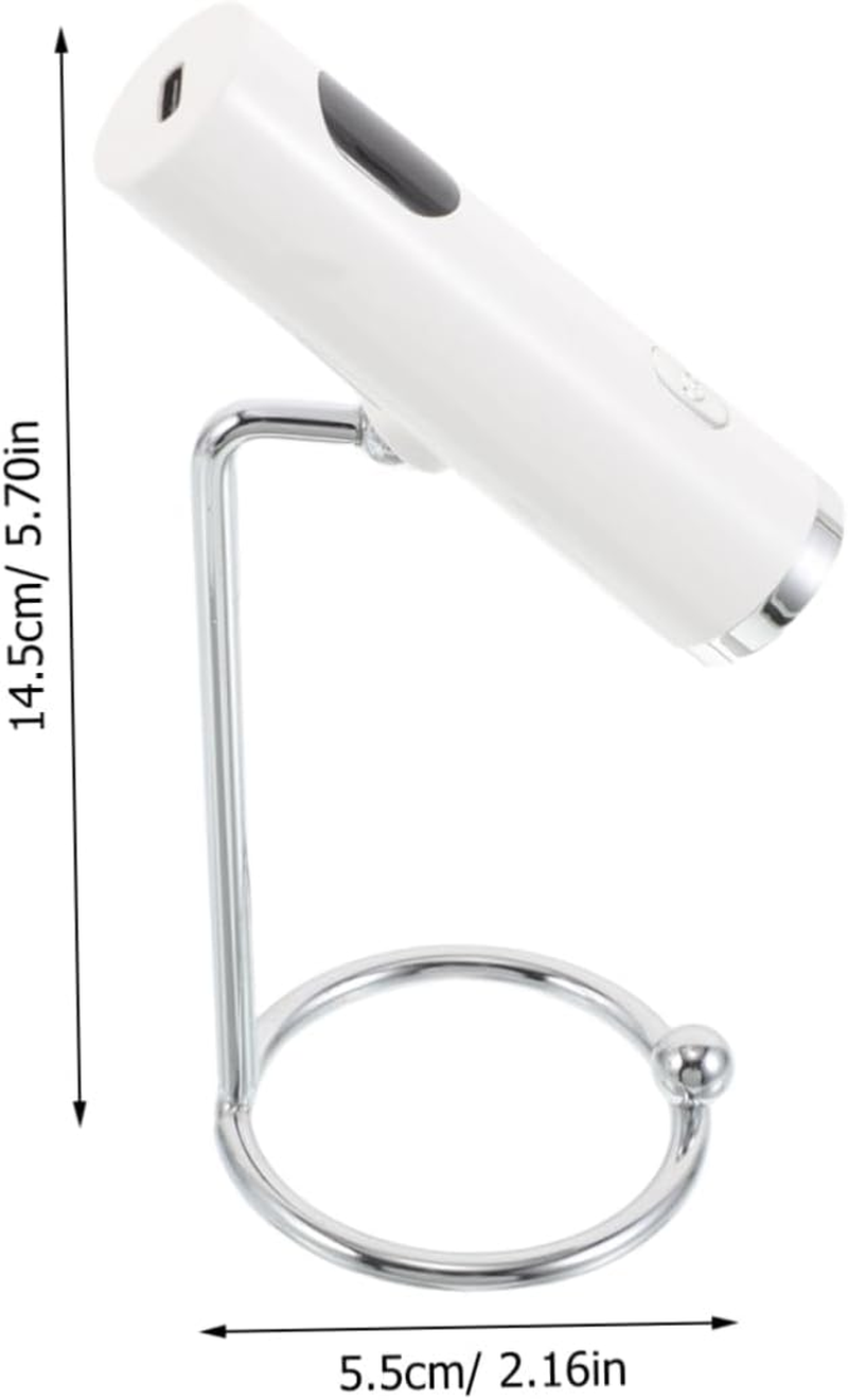 Beaupretty LED Nail Lamp with Stand Handheld UV Light Nail Lamp Flash Light Fast Curing for Home Manicure and Salon White image number 2