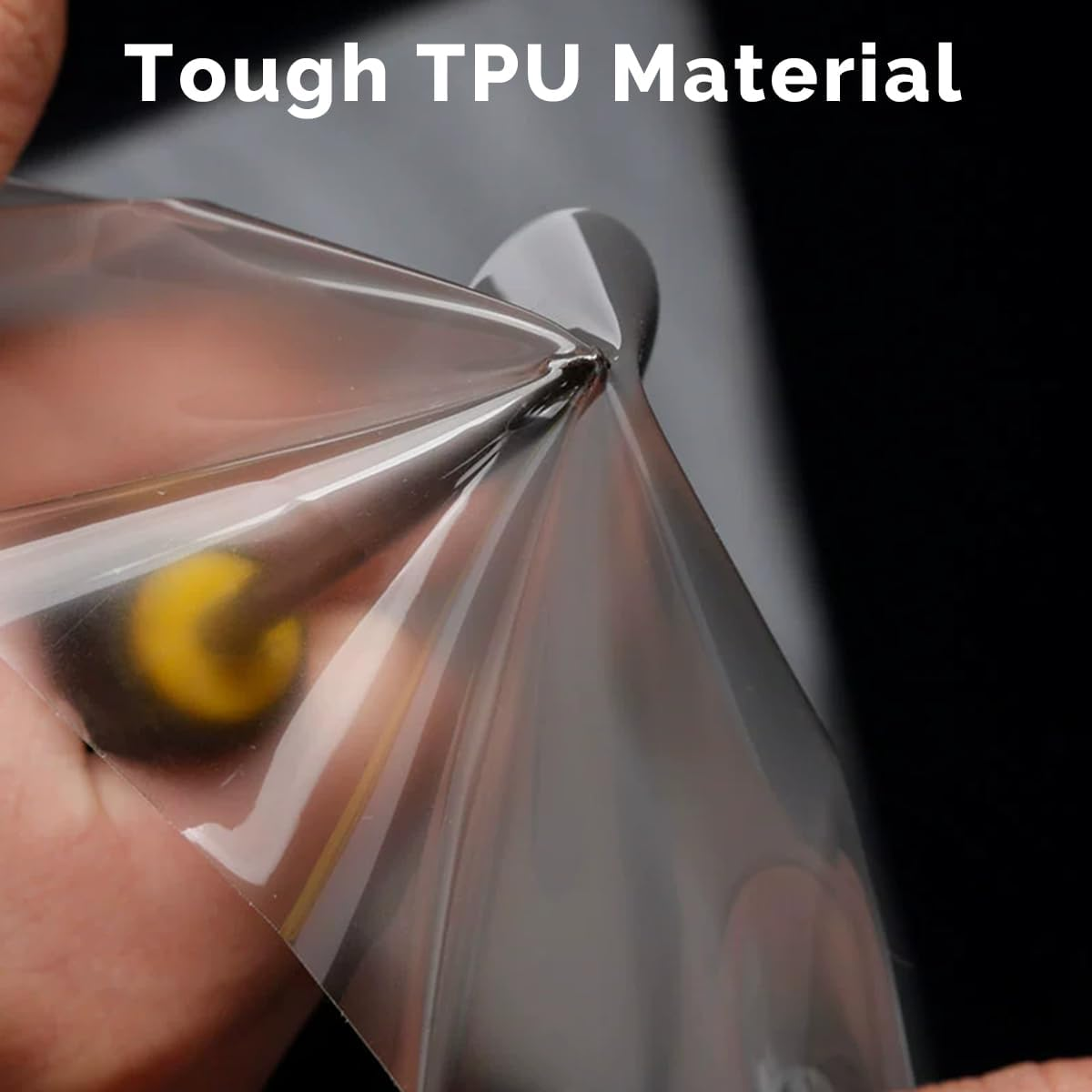 GRTHTATI 10Pcs Clear Car Door Handle Scratch Potector TPU Car Door Sticker Universal Protective Films for Vehicles (Clear) - Clear image number 3