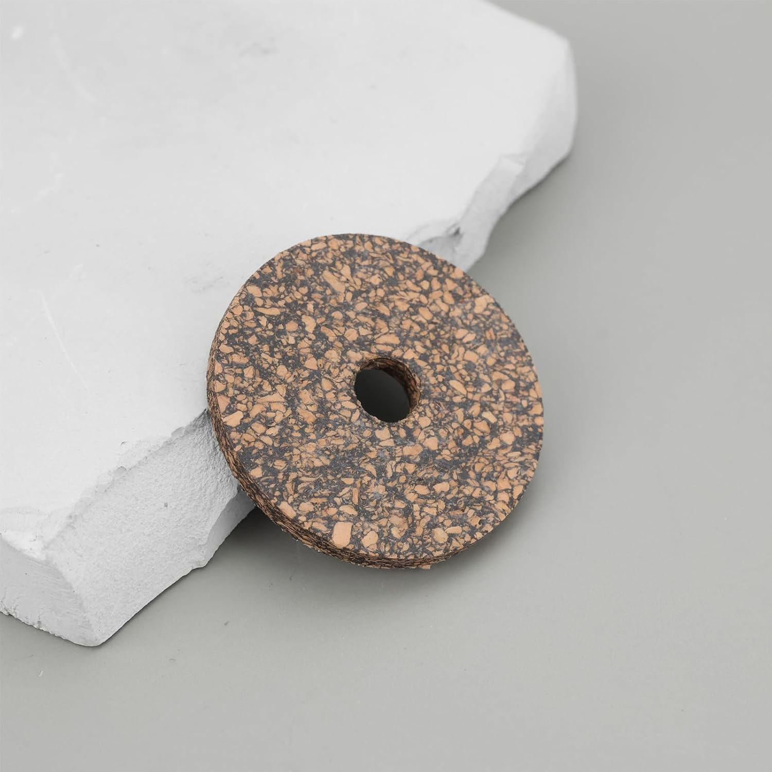 SING F LTD 16Pcs Dark Cork Rings 1/8" Thick for Freshwater Fishing Outdoor Rod Handle Decoration image number 6