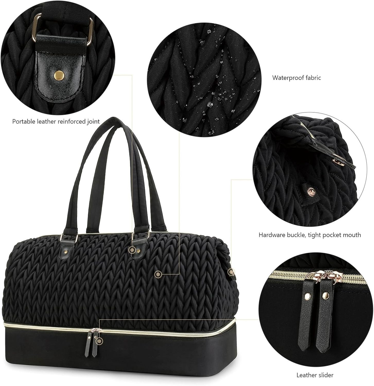 Tote Diaper Bag for Women | Waterproof Changing Table Bag | Diaper Organizer Bag with Insulated Pocket, Nappy Storage Bag, Waterproof Diaper Bag for Changing Table - Light Blue1 image number 3