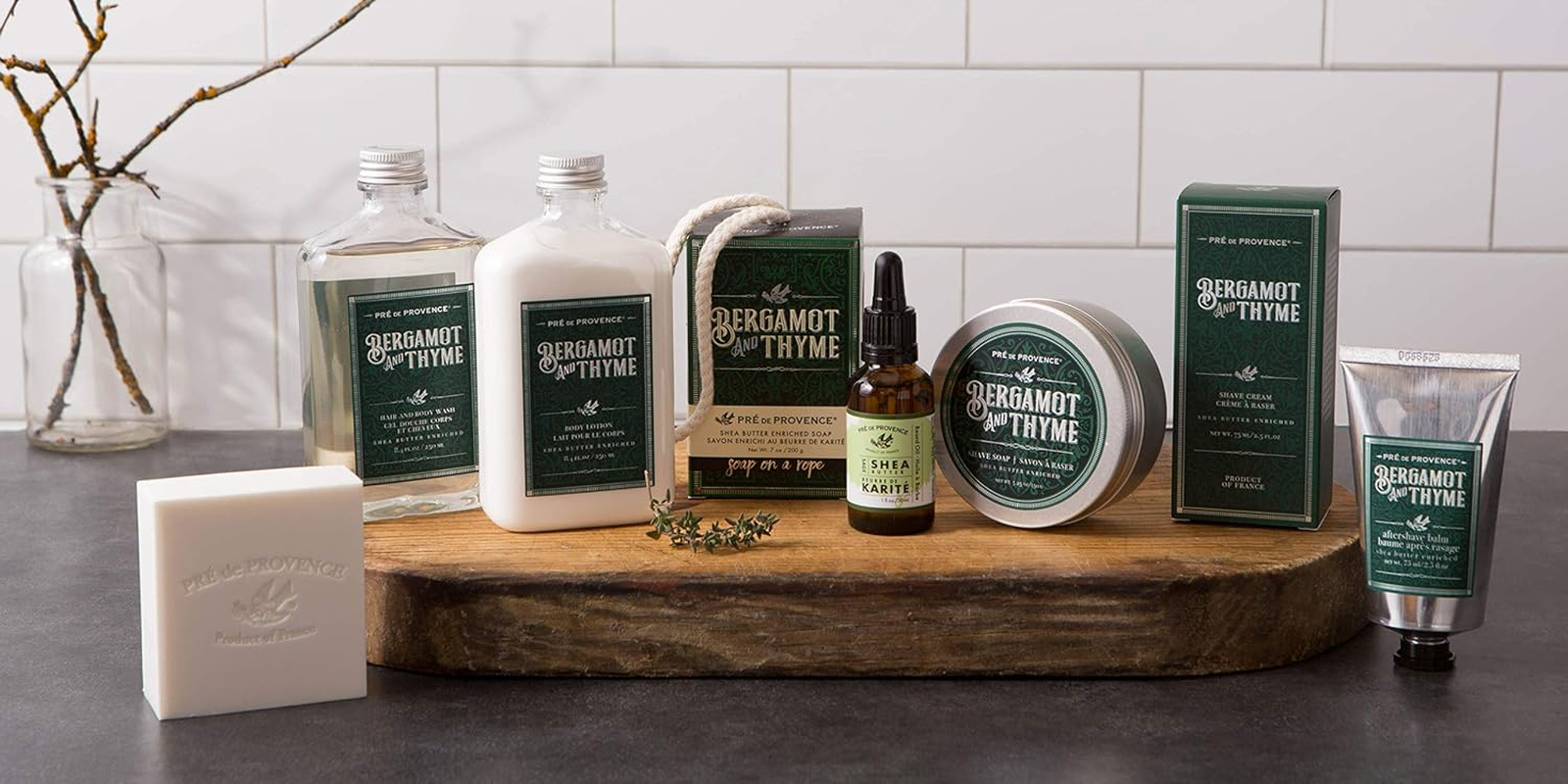 Pre De Provence Shea Butter Enriched Men'S after Shave Balm, 2.5 Ounce - Bergamot & Thyme (Packaging May Vary) image number 1