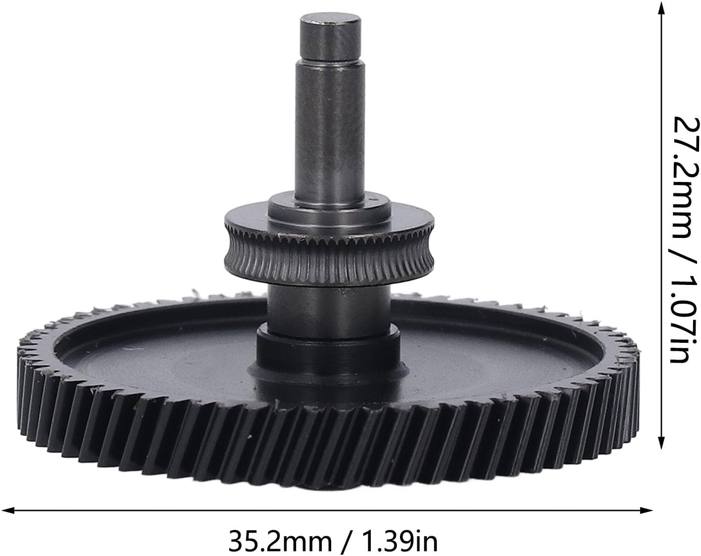 Hardened Steel Extruder Gear Assembly with Integrated Shaft Design, Knurled Appearance, Aluminum Handle, Nano Coated Gear, for Lab A1, A1 Mini 3D Printer Accessories image number 6