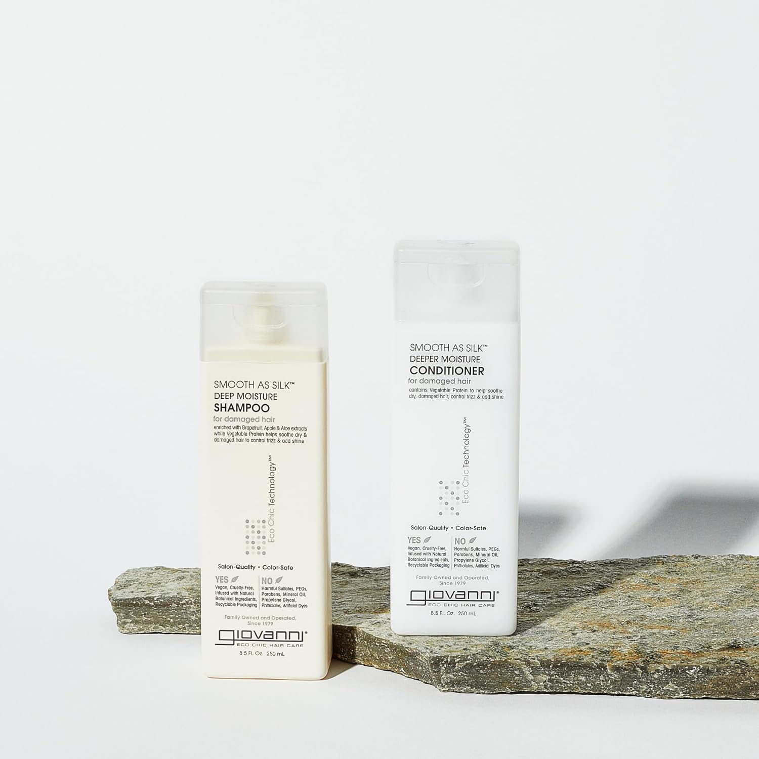 GIOVANNI Smooth as Silk Conditioner Conditioner, Moisture Hair Conditioner for Women & Men, Moisturizing with Natural Ingredients for Damaged Hair, Sulfate Free - 24 Fl Oz (Pack of 1)