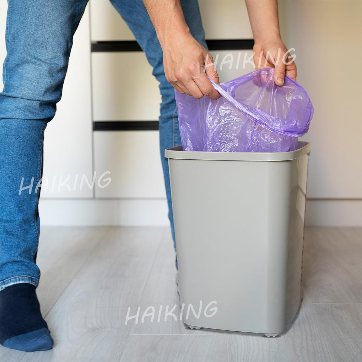 HAIKING Small Wheels for Furniture, 16 PCS Self Adhesive Casters for Bins, Storage Boxes (2 Kinds) image number 4