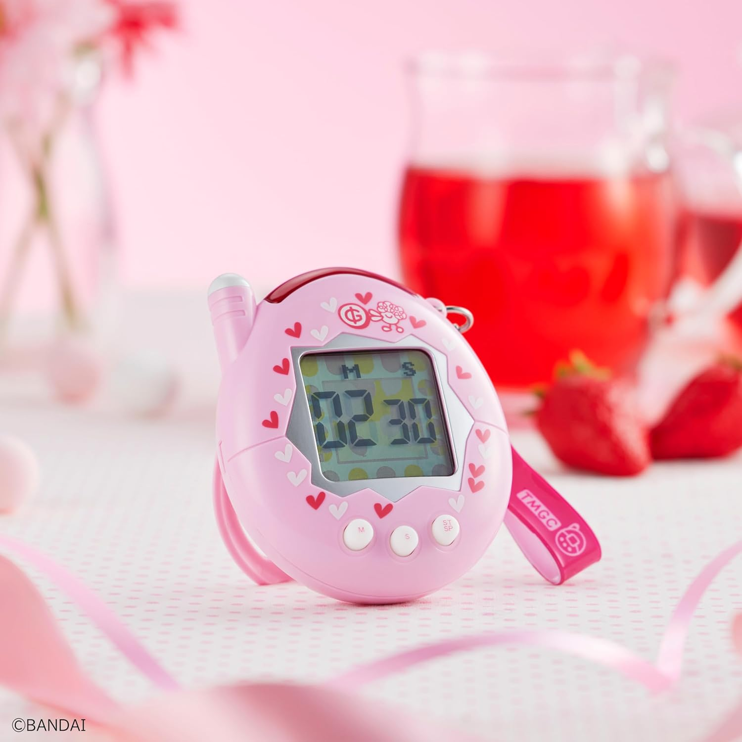 CCP Chara Timer Tamagotchi KH-CT82-TPP Kitchen Timer for Celebration Mobile Phone 2! Tamagotchi plus Freestanding Stand with Magnet image number 2