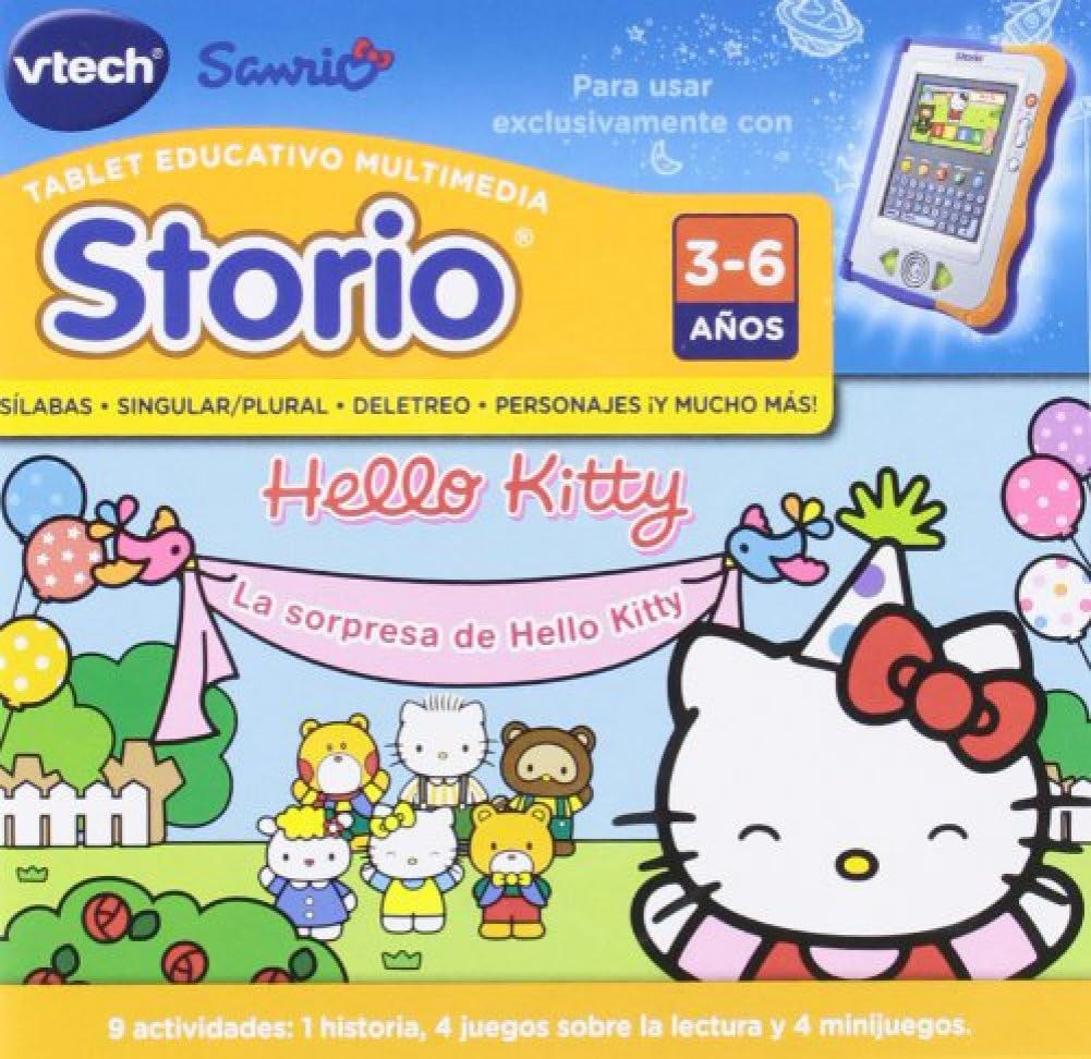 Vtech Storio - La Sorpresa De Hello Kitty (Hello Kitty En Espanol 3-6 Anos)