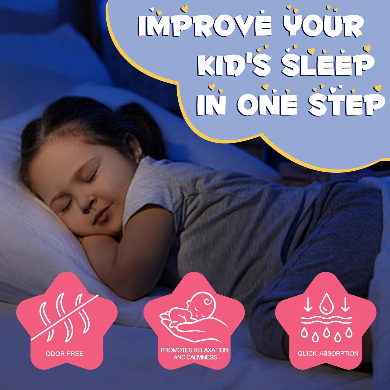 Magnesium Cream for Kids - Topical Magnesium for Sleep & Skin Hydration, Soothe and Nourish Skin with Calendula, Aloe Vera & Shea Butter, Gentle Formula, 150G image number 3