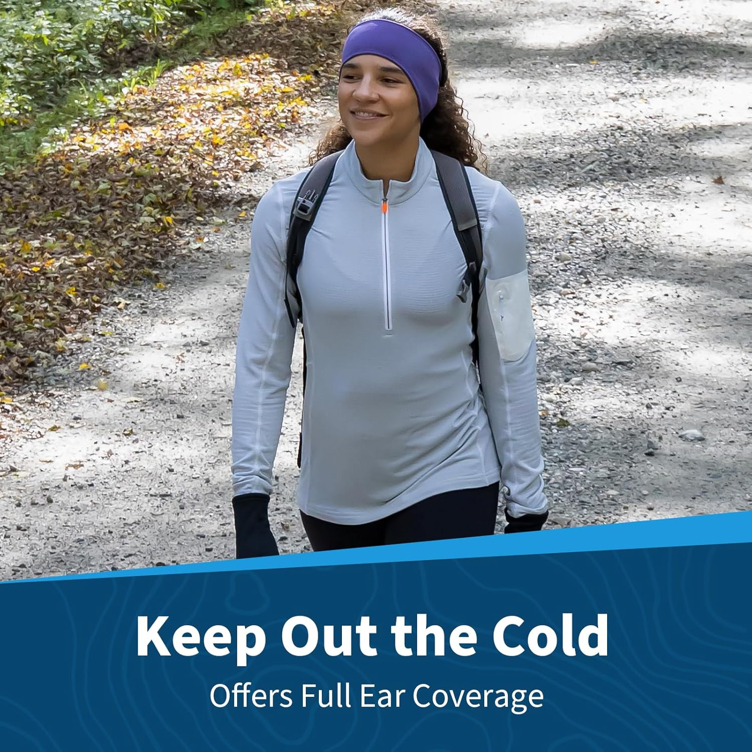 Trailheads Women&rsquo;S Ponytail Headband | Moisture Wicking Ear Band | the Power Running Headband image number 5