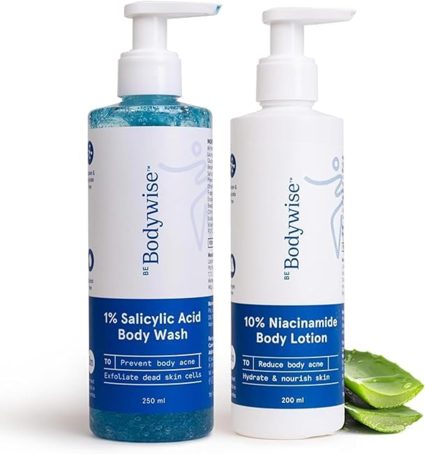Be Bodywise Acne Reduction Kit with 1% Salicylic Acid Wash & 10% Niacinamide Hydrating Face & Body Lotion | Prevents Acne, Exfoliates & Promotes Glowing Skin | 450 Ml image number 4