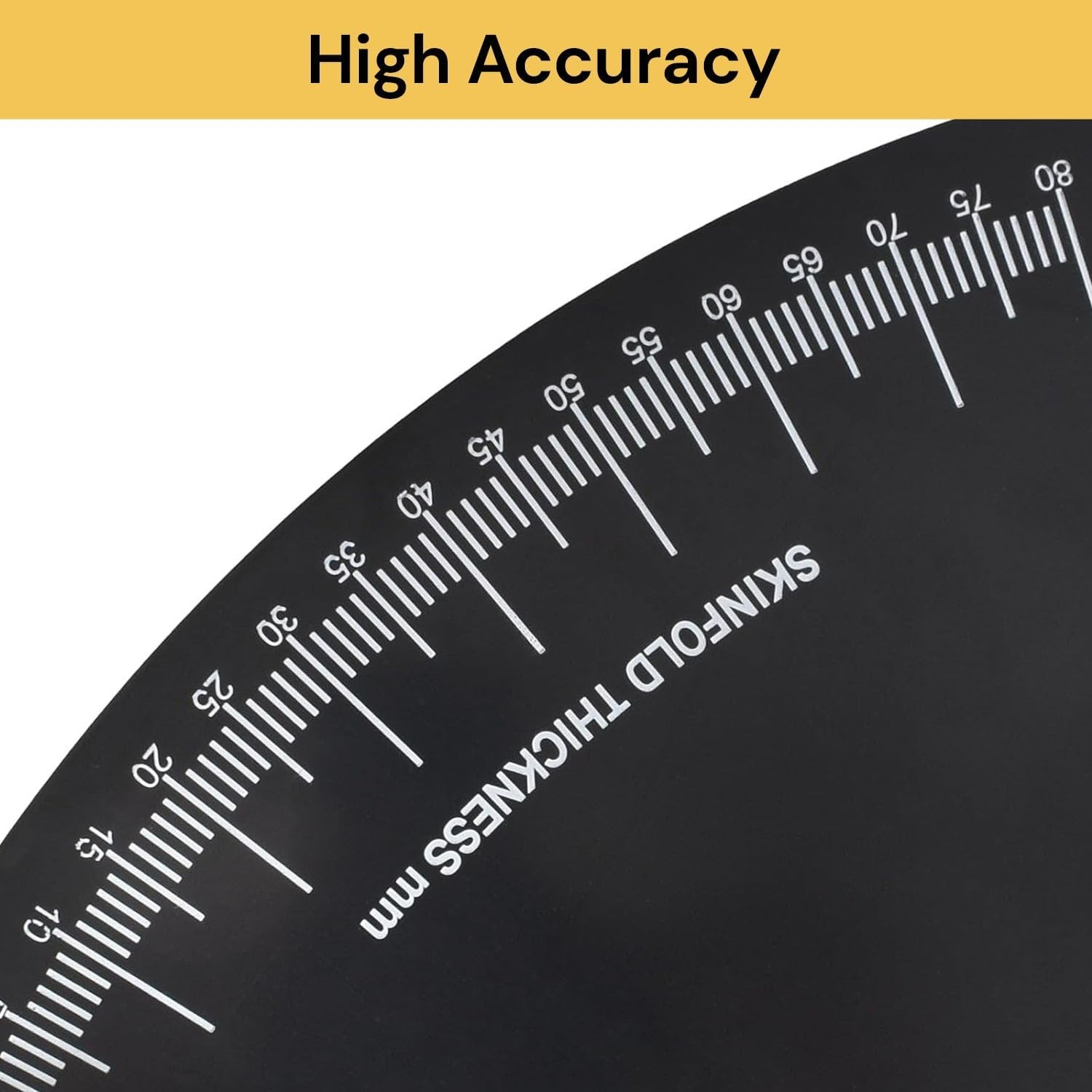 EZONEDEAL Measure Body Fat Caliper, Skinfold Caliper Measures Body Fat for Men & Women, Handheld Body Fat Measurement Device Tool for Accurately Measuring BMI Skin Fold Fitness & Weight-Loss