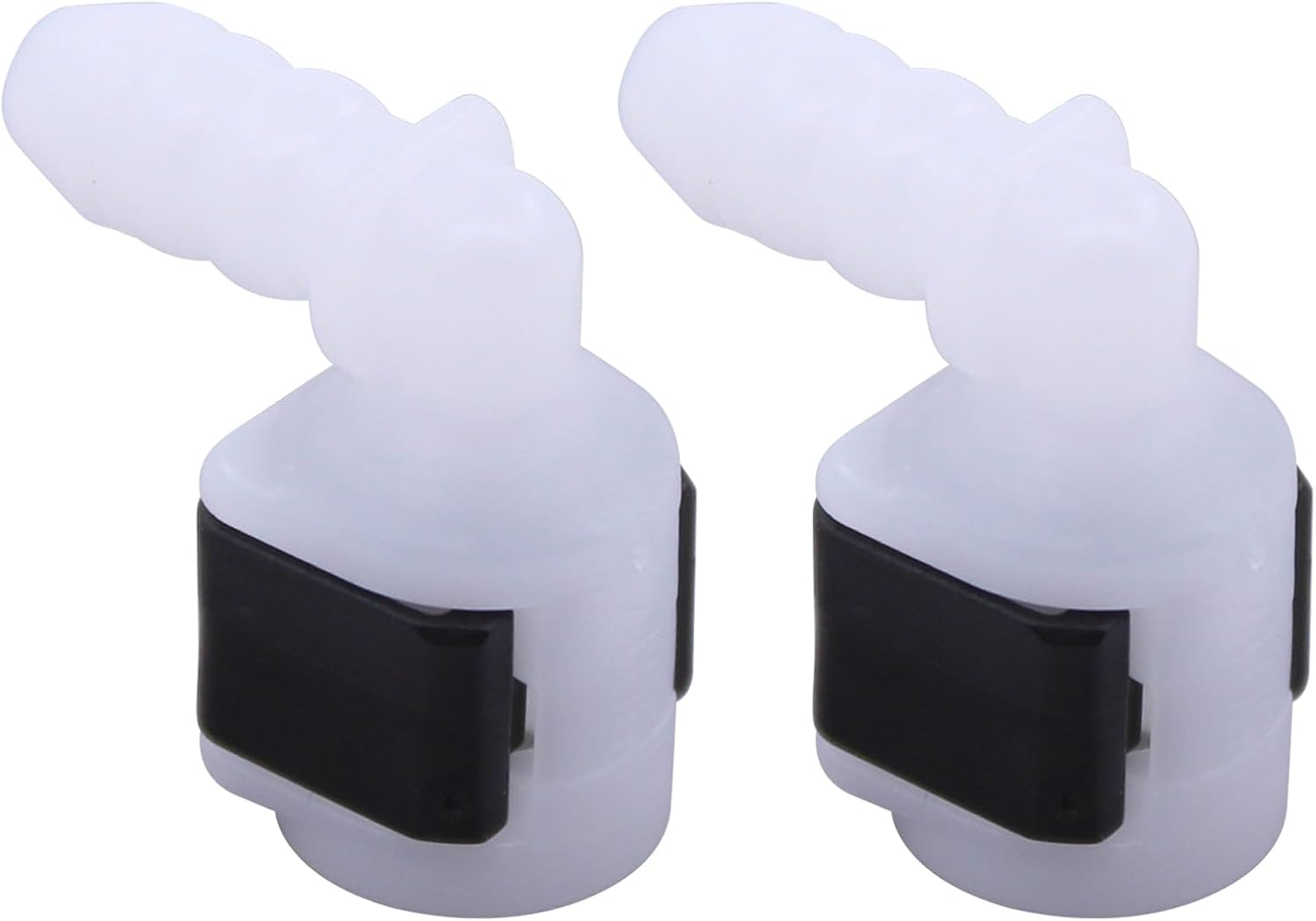 Applianpar 2Pcs Windshield Washer Connector Hose Elbow Check Valve for VW Golf Jetta Passat Touareg Beetle for Tiguan image number 4