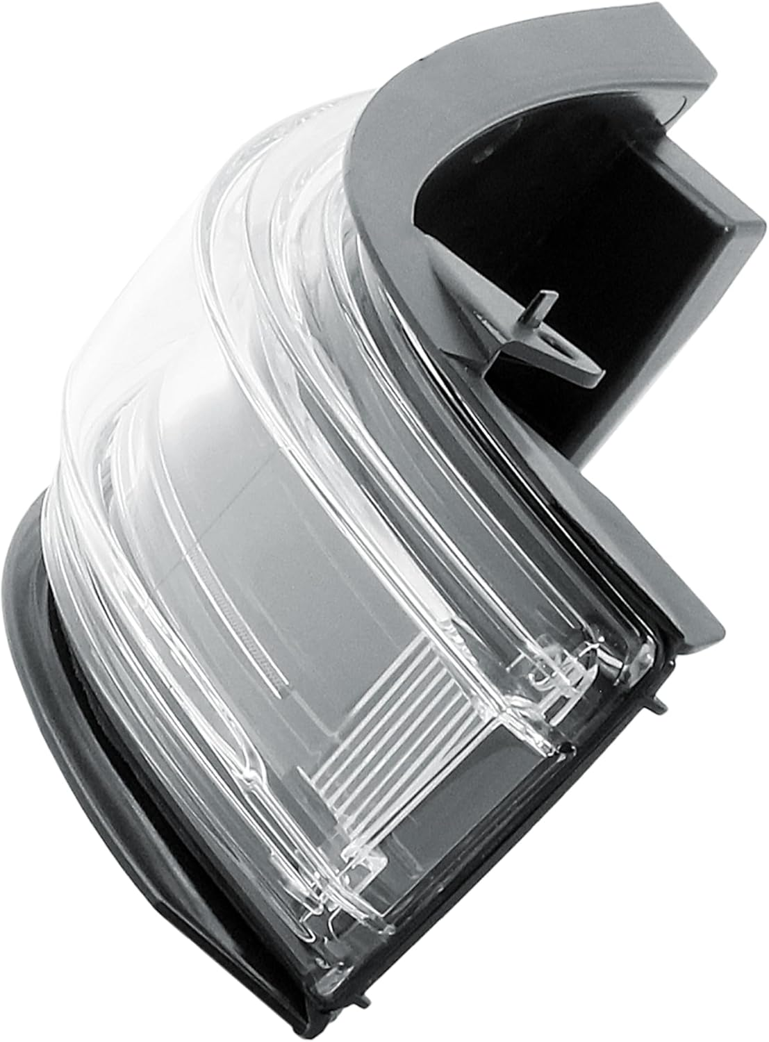 Replacement Driver Left Side Door Mirror Turn Signal Light Lamp Black Housing Indicator for RAM 1500 from 2019 to 2024 - Black Driver (Lh) Side image number 2