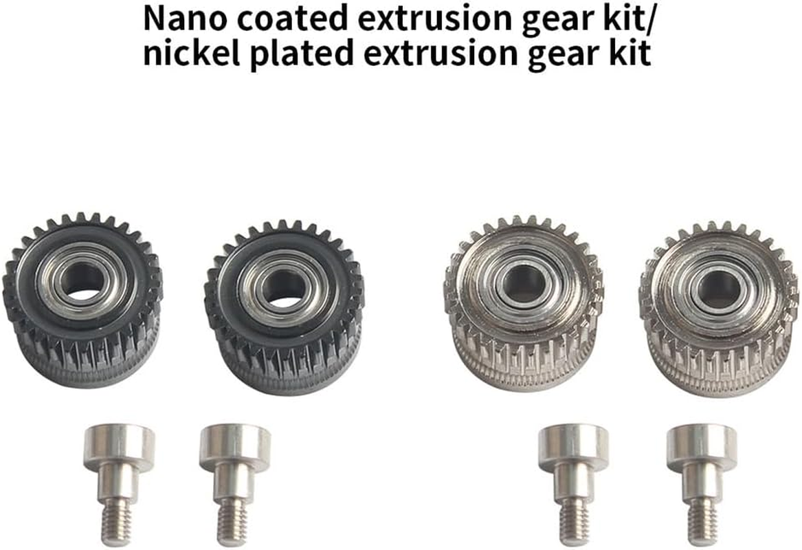 All Metal Extruder Gear -Coated High Hardn Filament Drive Gear Compatible with K1/K1MAX/K1C 3D Printers Suitable for Various Filaments PLA/ABS/PETG 3D Printer Accessories Parts image number 5