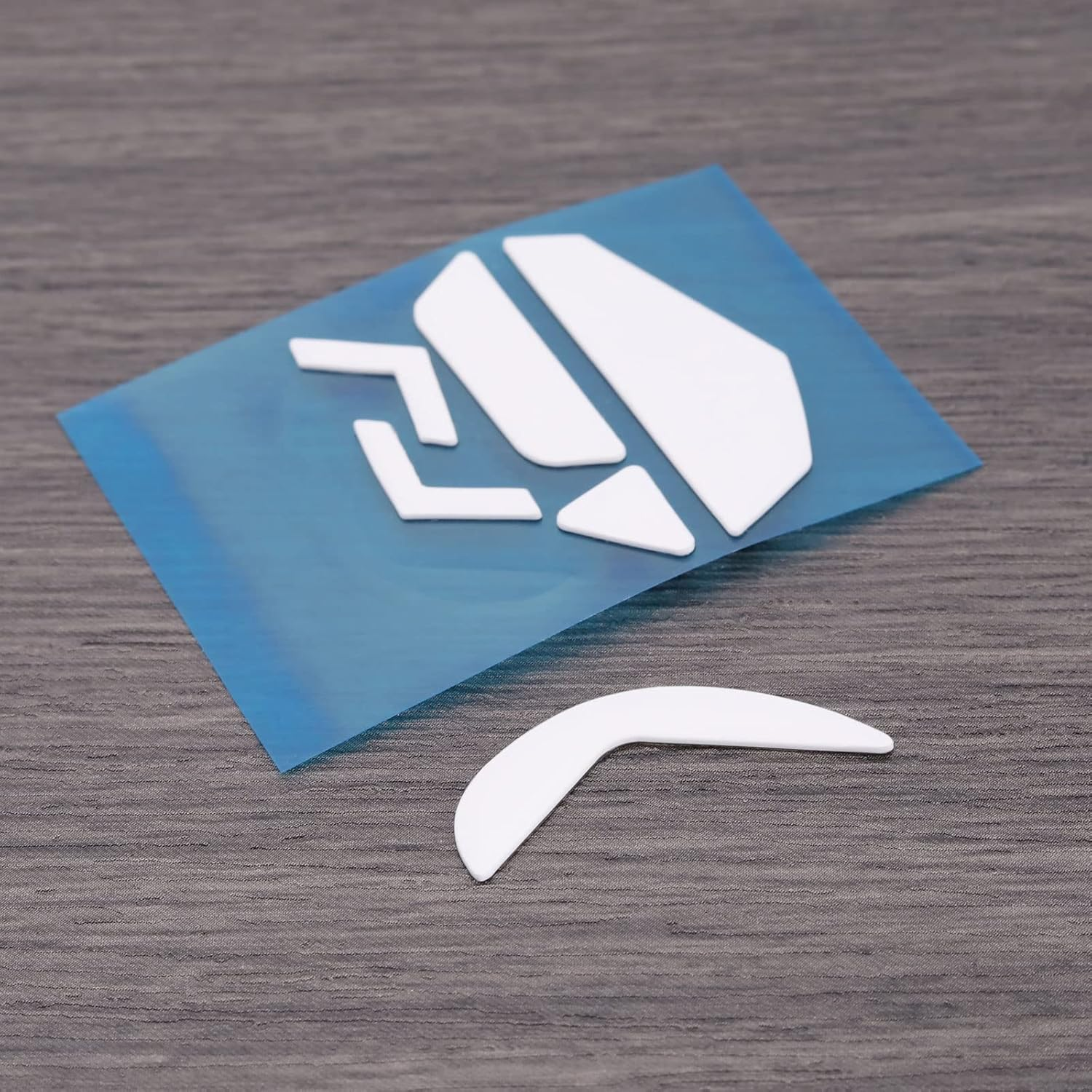 Emagtech 2 Sets Mouse Skates Feet Compatible with Logitech G502 Wireless Gaming Mouse Curved Edges Mouse Feet Mouse Accessories 0.7Mm Thickness White - White image number 5