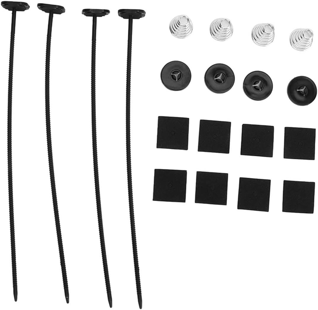 2 Set Fan Mounting Kit through Radiator Fan Mount Kit for Electric Cooling Fan and Transmission Cooler image number 4