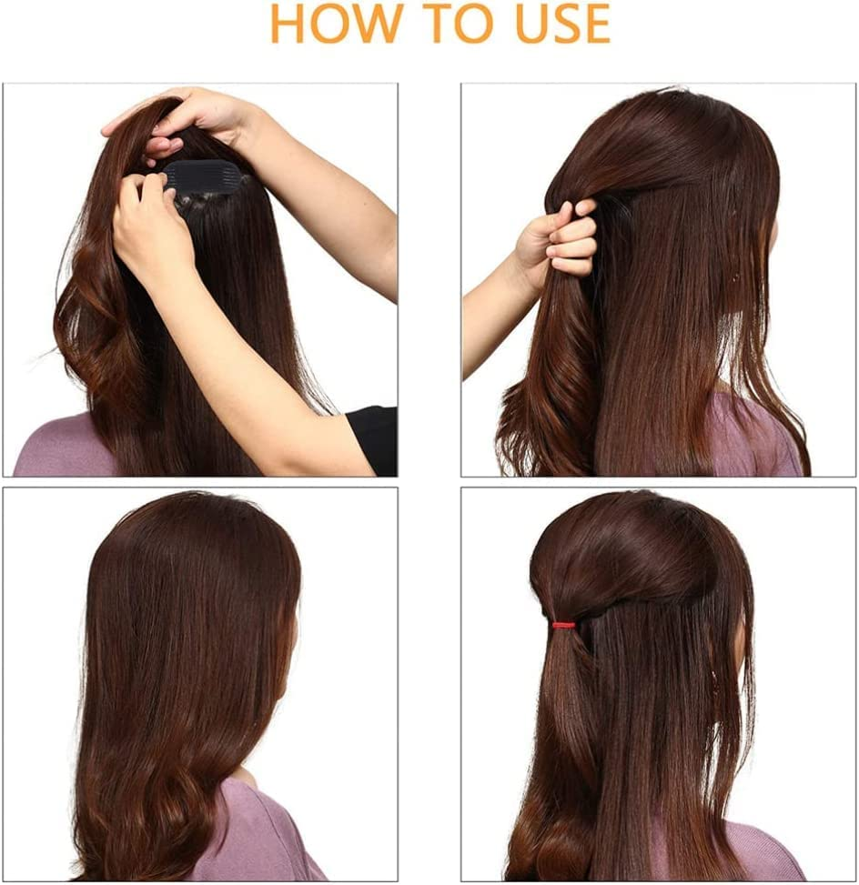 6Pcs Volume Hair Bases Hair Insert Hair Bump up Combs Clips,Hair Bump up Insert Clips Sponge Bump up Hair Clips Volume Bump up Clip,Bump up Inserts Hair Clips Hair Base Inserts Bump It up Hair Pads