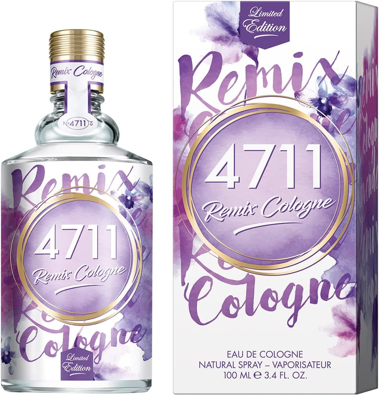 4711 4711 Remix Lavender Eau De Cologne Spray (Unisex) 100Ml image number 1