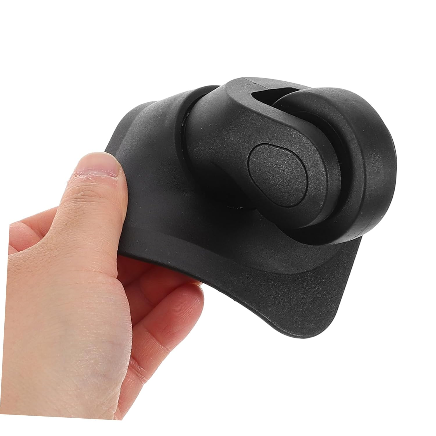 MOBUTOFU 2Pcs Luggage Universal Wheel Travel Kit Luggage Wheels Replacement Kit Universal Suitcase Wheels Luggage Wheel Replacement Universal Luggage Wheels Trolley Caster Black Abs