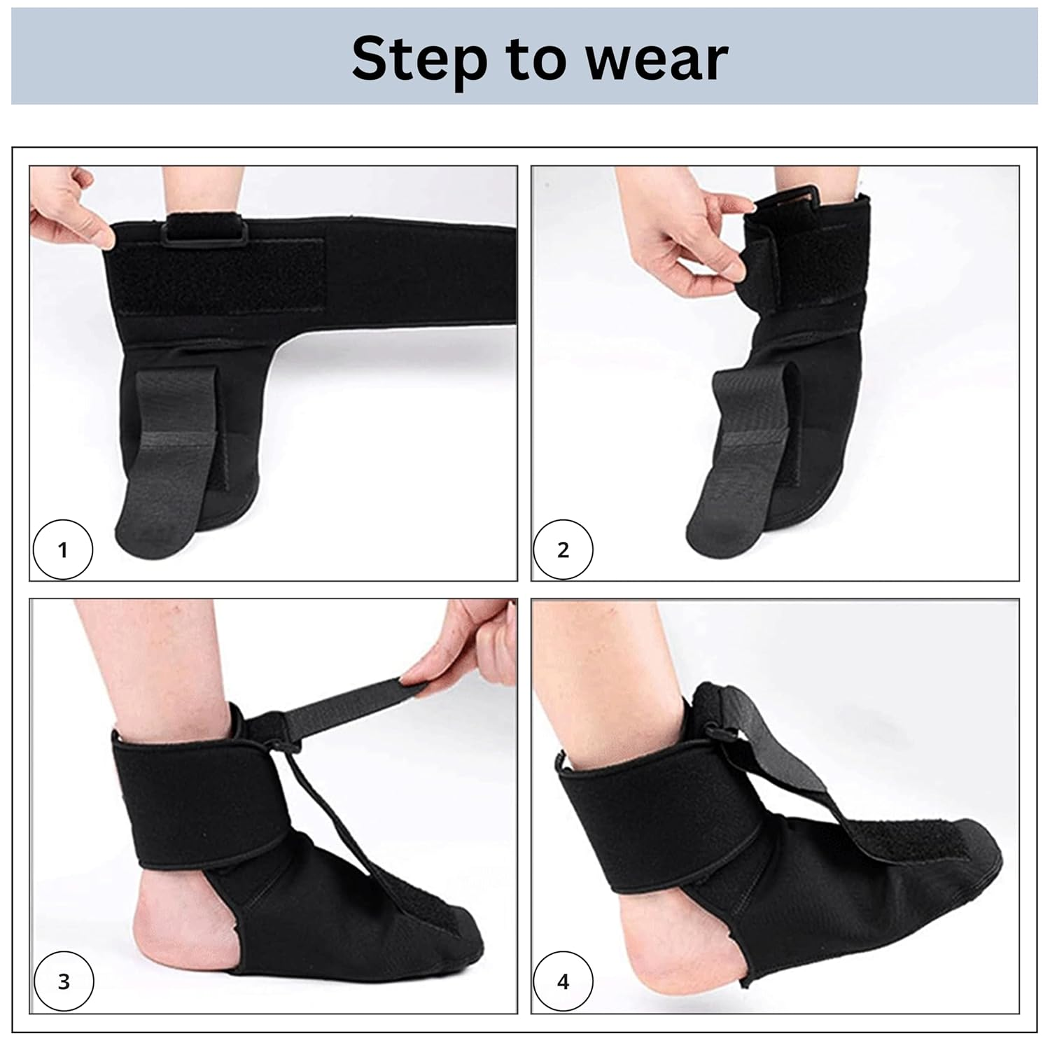 Plantar Fasciitis Night Splint Socks|Heel Pain Relief Plantar Fasciitis|Soft Plantar Fascia Brace for Sleeping and Achilles Tendonitis Relief|Plantar Fasciitis Socks for Men & Women(X-Small) image number 6