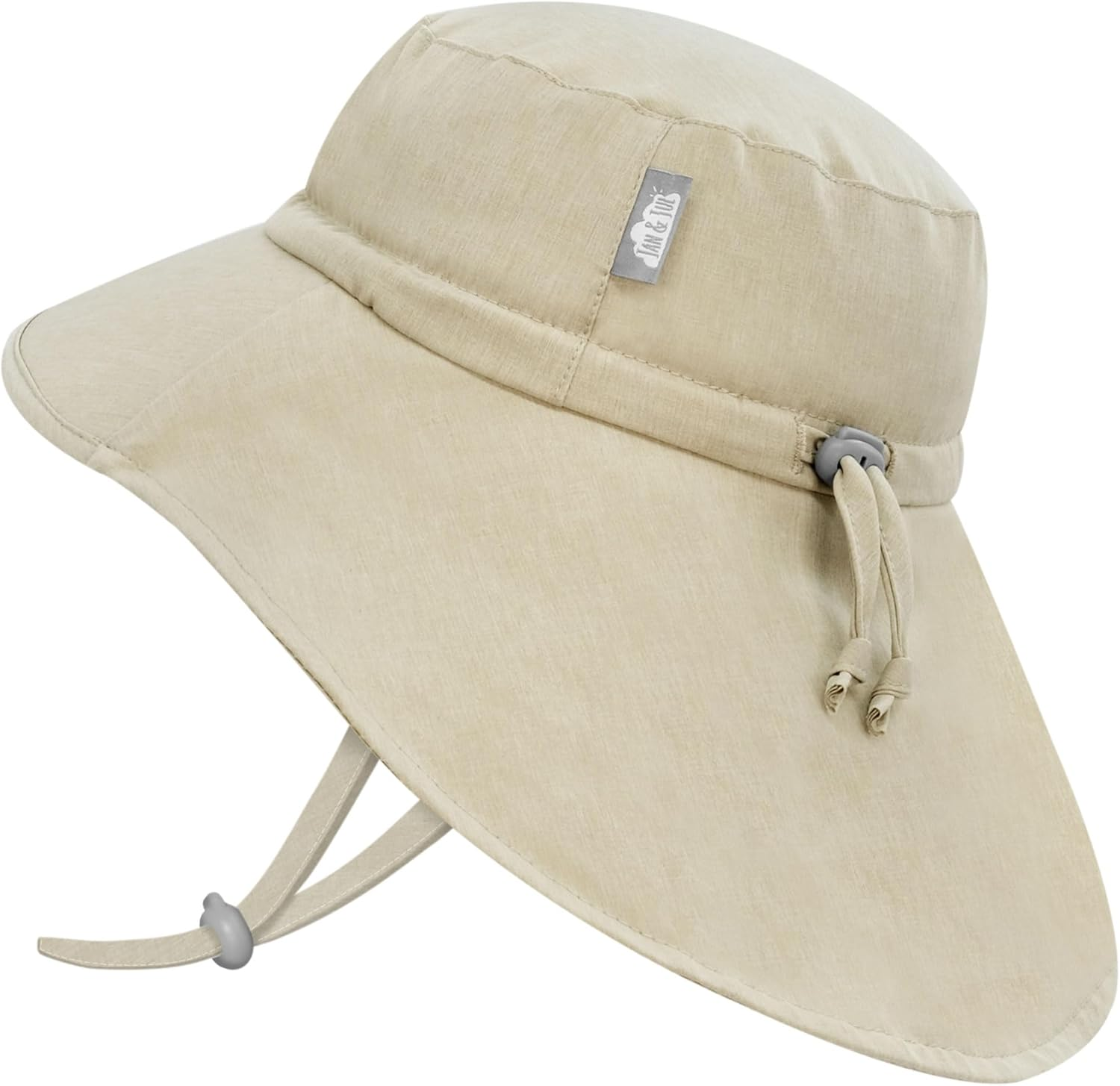JAN & JUL Grow-With-Me Aqua-Dry Xplorer Sun-Hat for Baby, Toddler and Kids image number 5