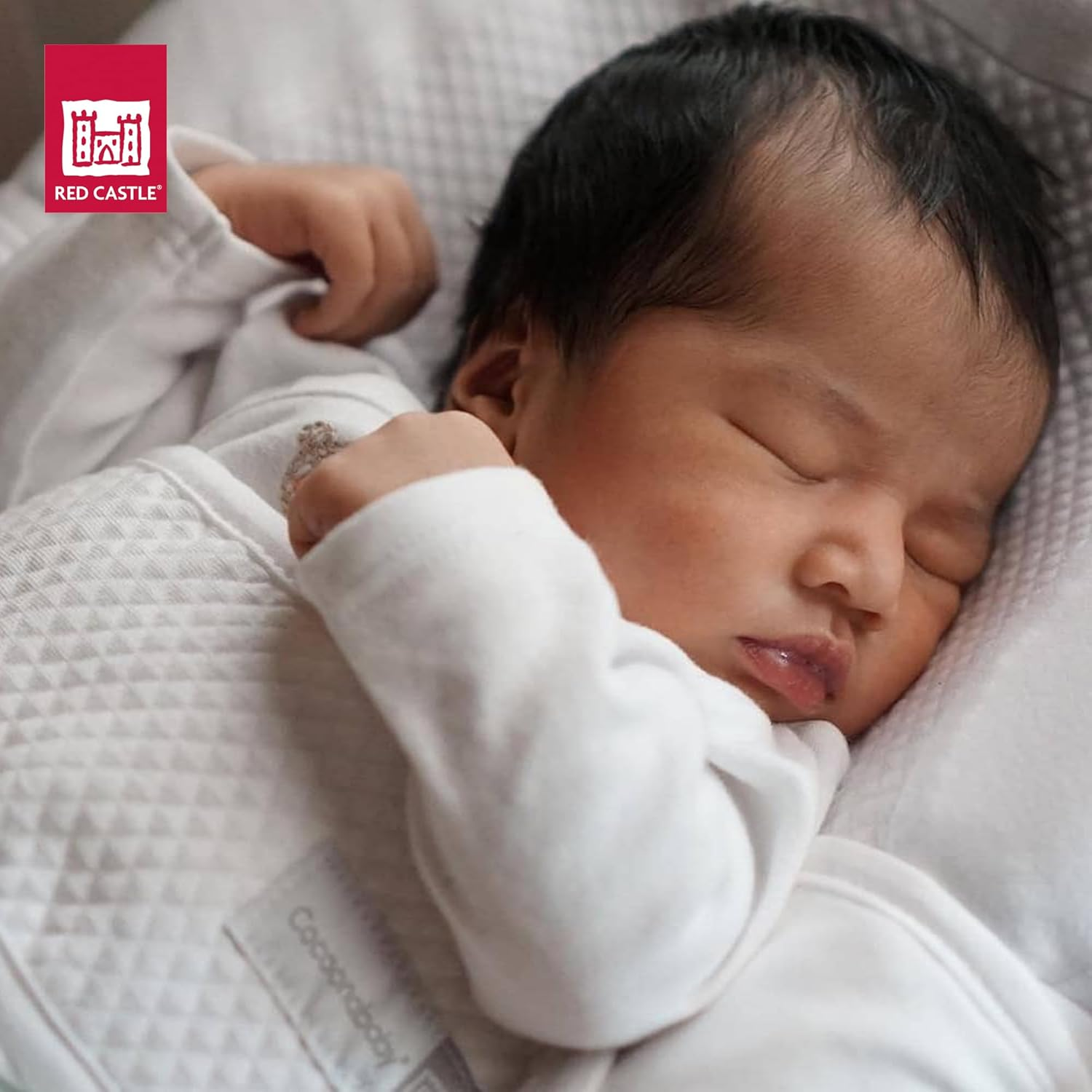 Red Castle Cocoonacover 0.5 Tog Lightweight Blanket, White image number 1