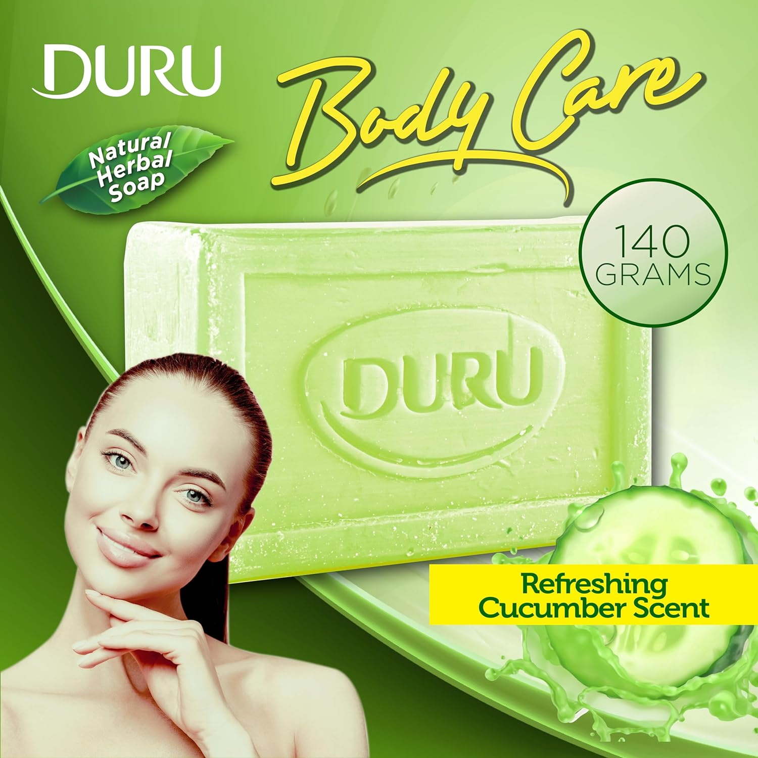 Duru Cucumber Body Bar Soap 140 G image number 5