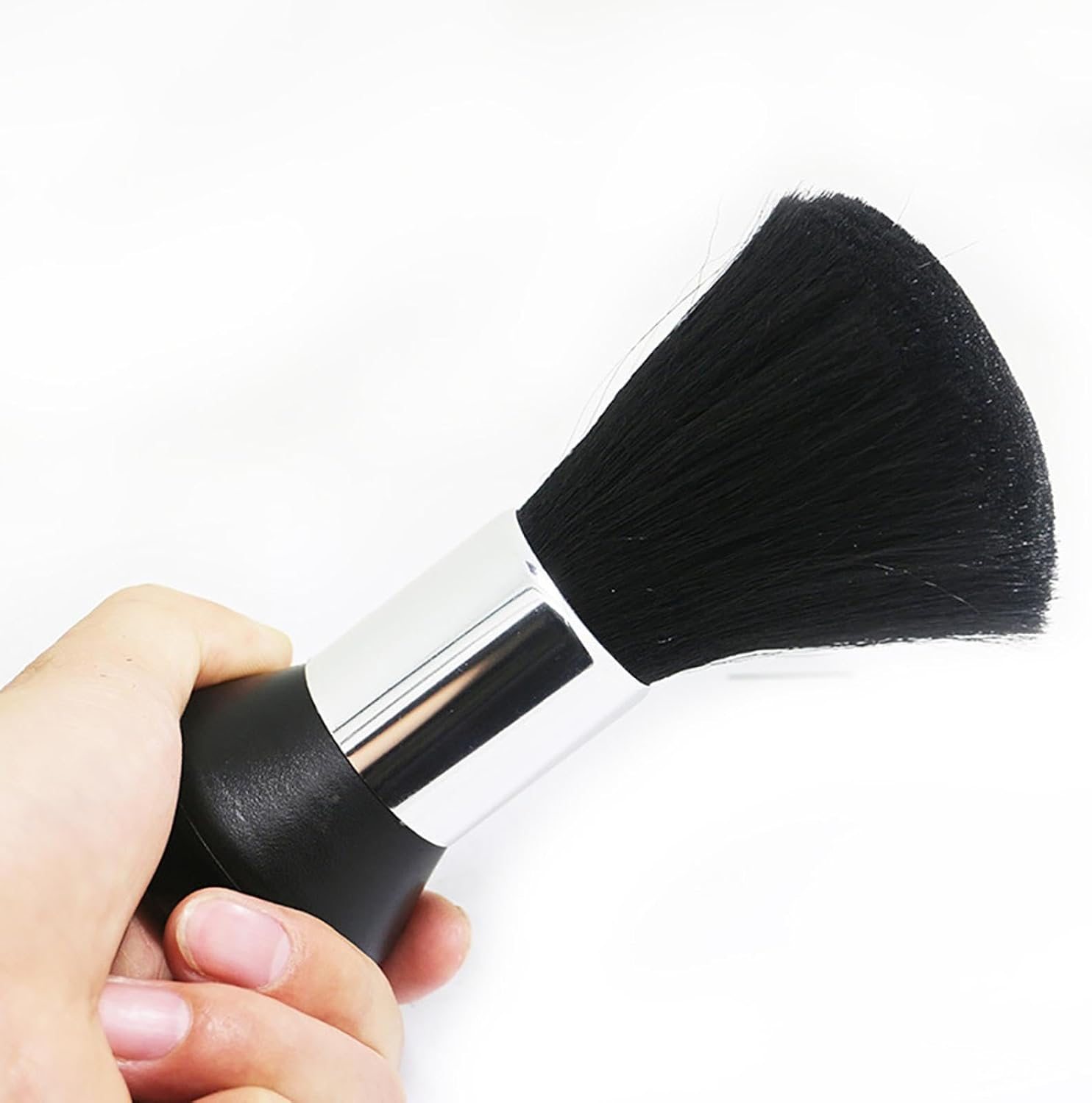 Neck Dust Brush, Portable Hair Brush, Soft Makeup Bristles, Hair Cutting Accessories for Hairdresser, Hairdresser, Hair Stylist image number 5