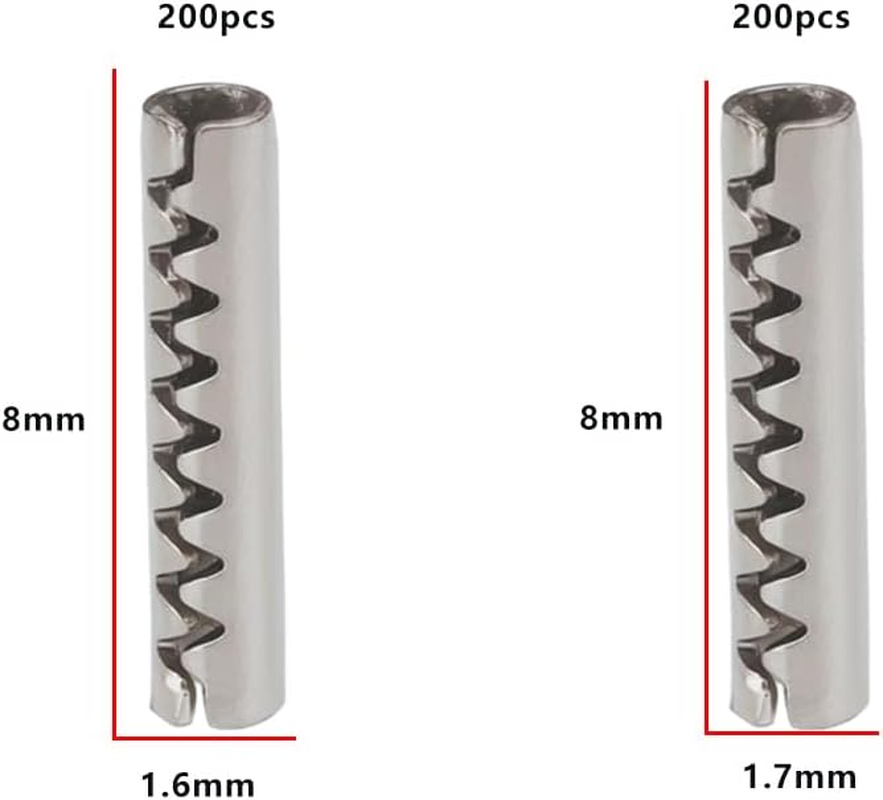 400PCS Car Folding Remote Control Key Fixing Pins Compatible with VW Compatible with Skoda 1.6X8Mm 1.7X8Mm Stainless Steel Car Key Blade Fixing Mounting Bolts image number 3