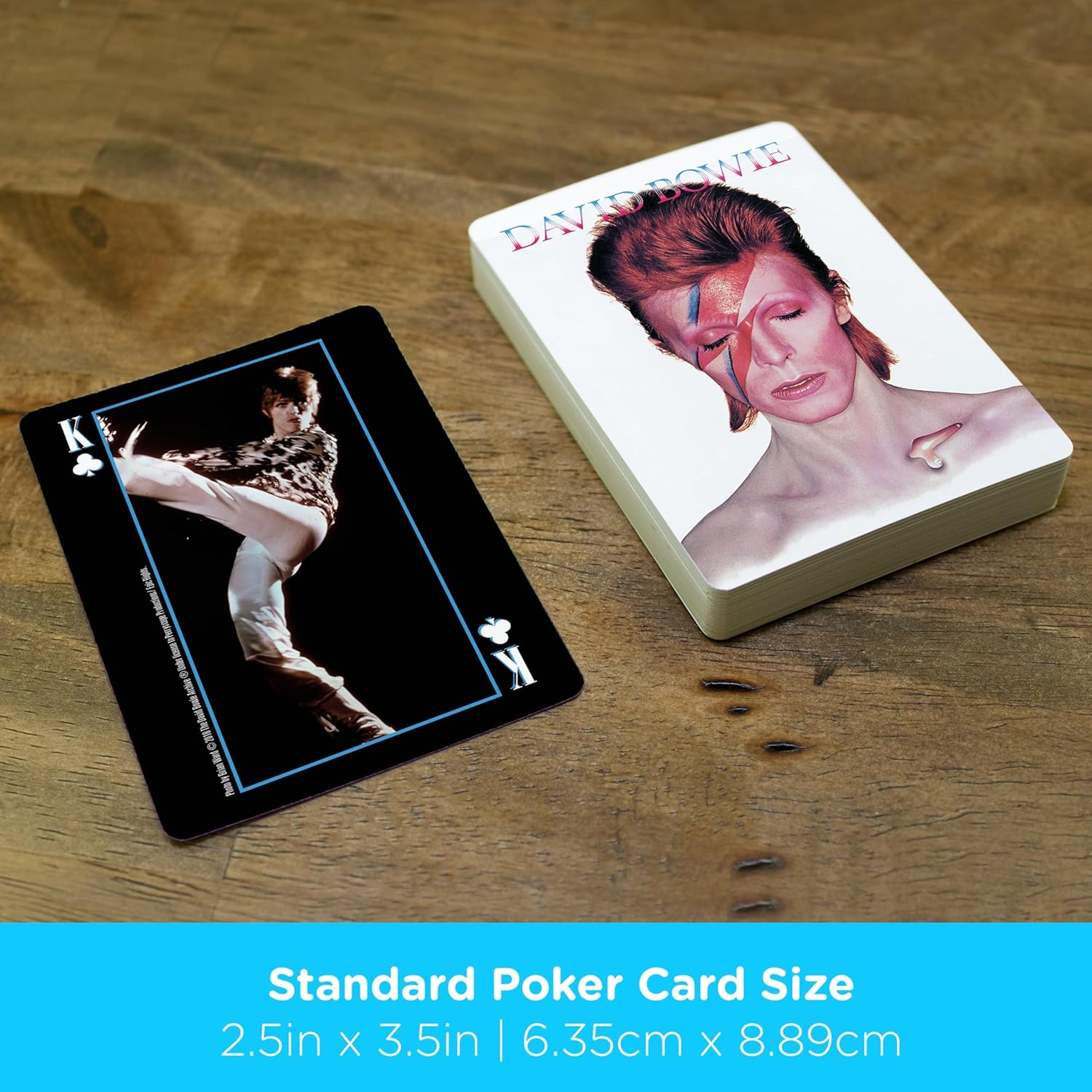 Aquarius 52424 David Bowie Playing Cards, 2.5" X 3.5" image number 3