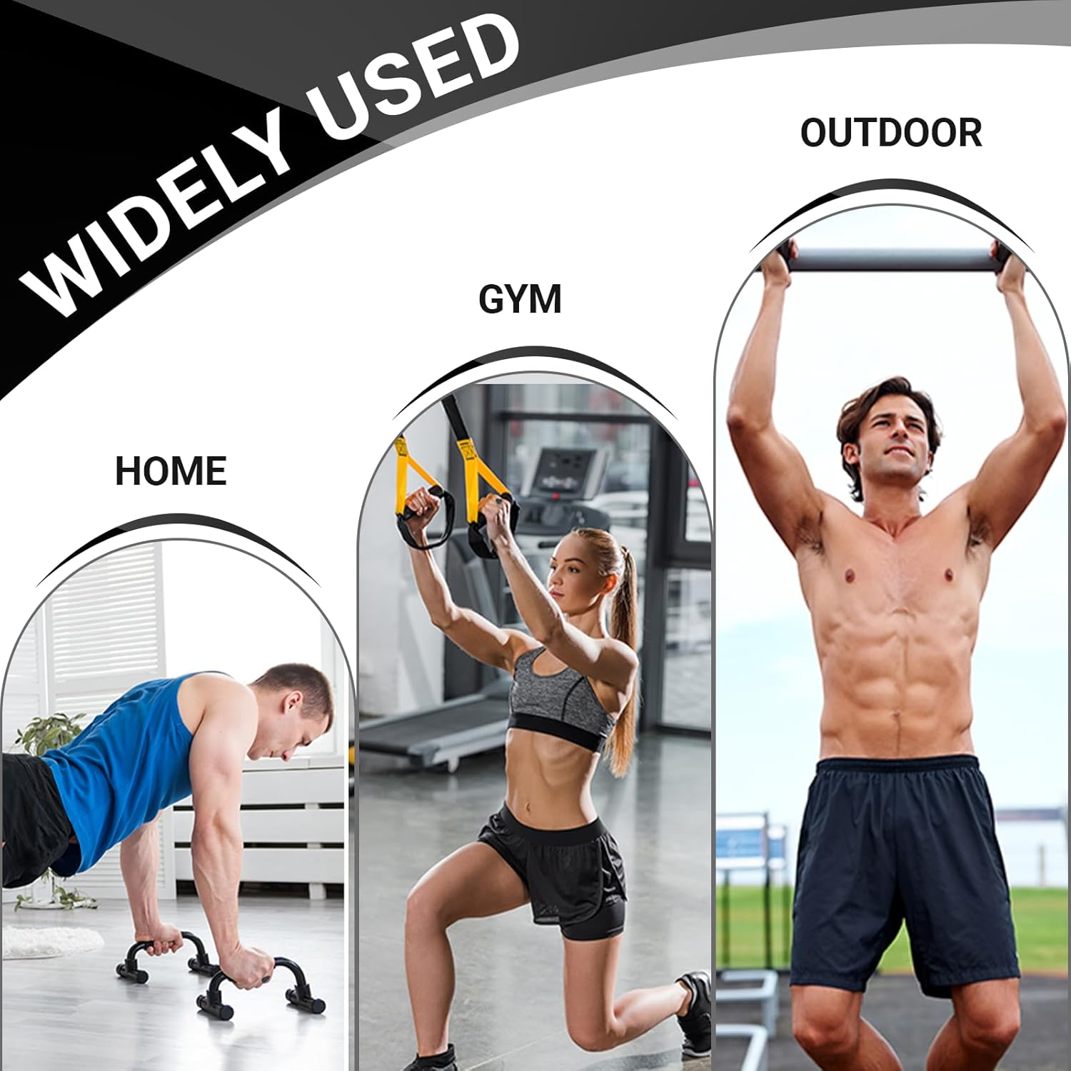 JOWILIN Anti-Slip Workout Grips, 1 Pairs Ergonomic Rubber Hand Protector Gym Grips Pads for Weight Lifting, Pull-Ups, Deadliftss, Rows, Gym Training and Exercise for Men, Women image number 6