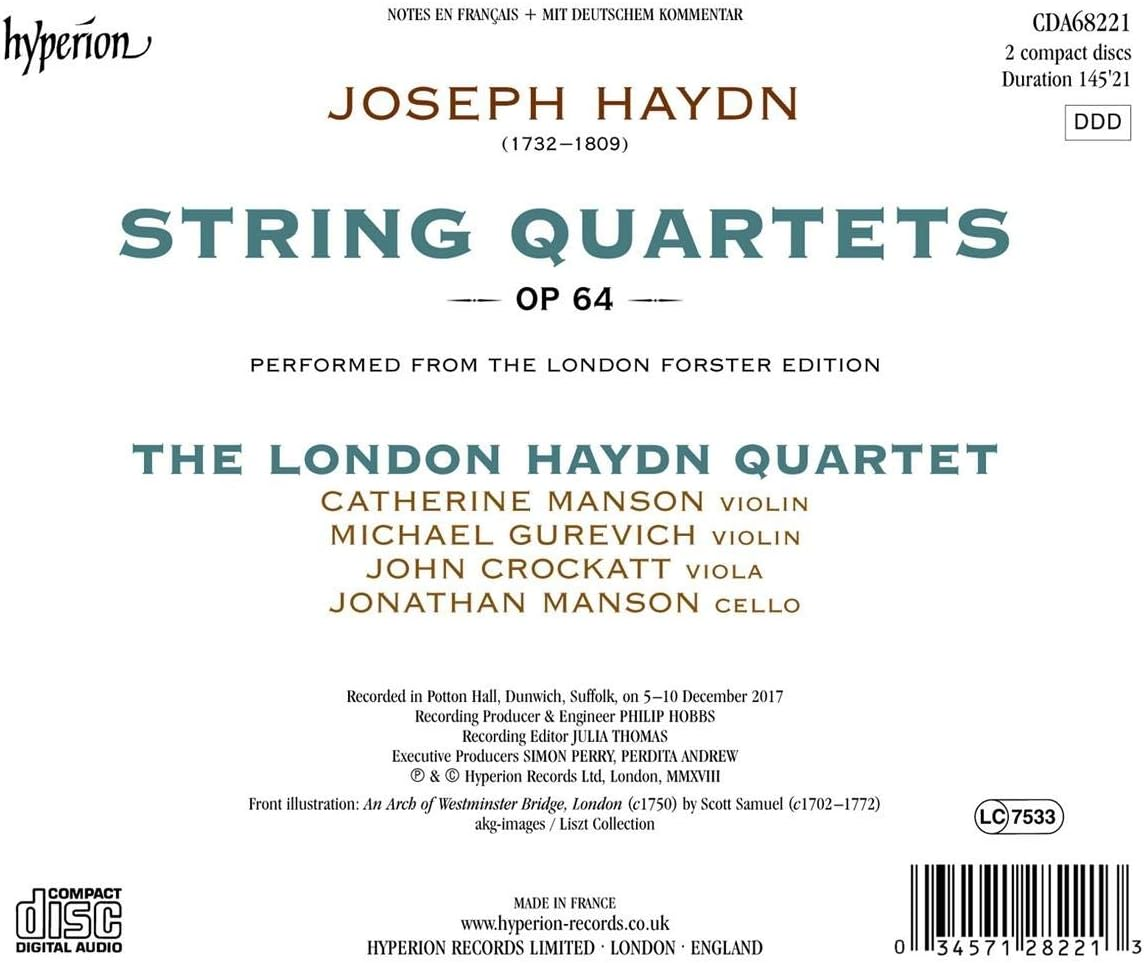 Haydn: String Quartets Op.64 image number 1
