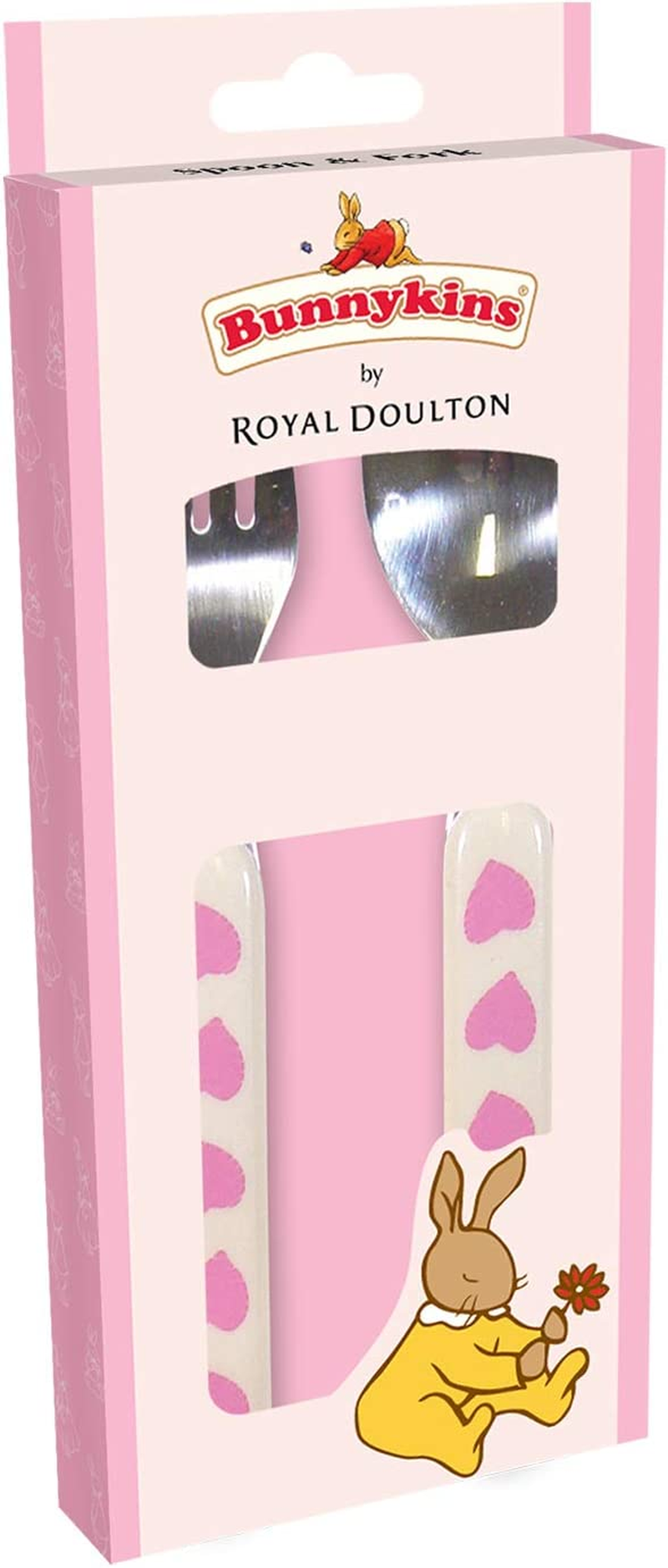 Bunnykins TTAT/B08C Spoon and Fork, Sweethearts Design image number 3