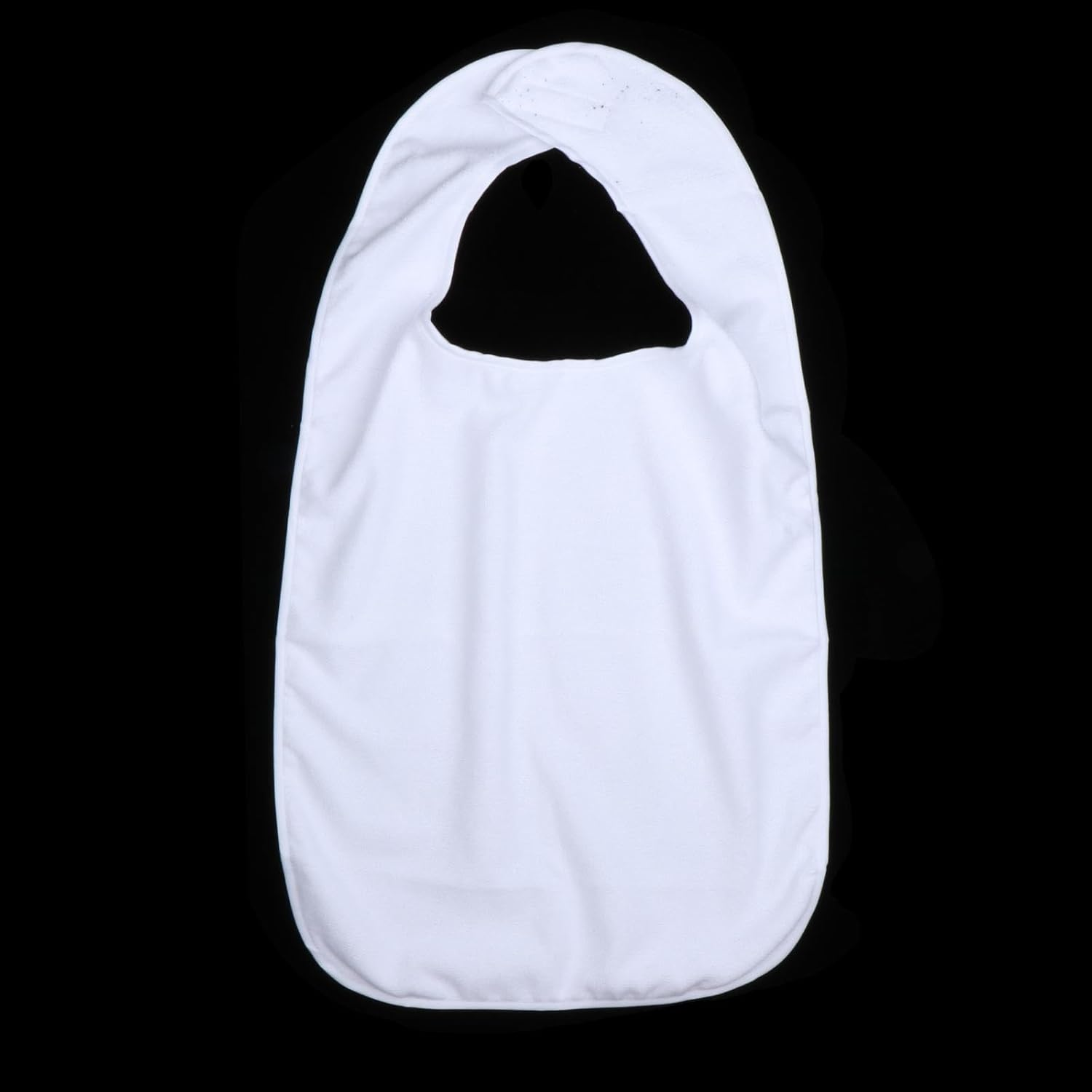 Adult Bib Waterproof Eldly Bib Adult Washable Dining Bib Mealtime Bib Clothing Protector for Elderly Men Women, White - White image number 2