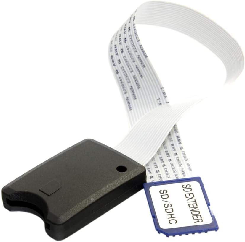 NFHK Standard SD SDHC Memory Card Kit Male to SD Female Extension Soft Flat FPC Cable Extender 25Cm image number 2