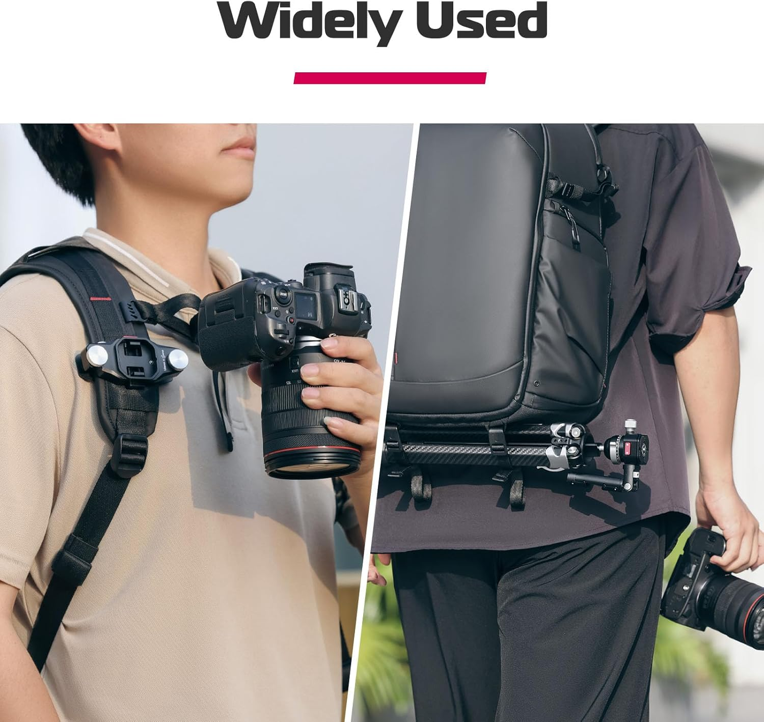 ULANZI Hardshell Camera Backpack Bag, Professional Splash-Proof Photography Camera Case anti Theft Travel for Photographers Unisex Drone DSLR Mirrorless Camera Lens Tripod Holder image number 5