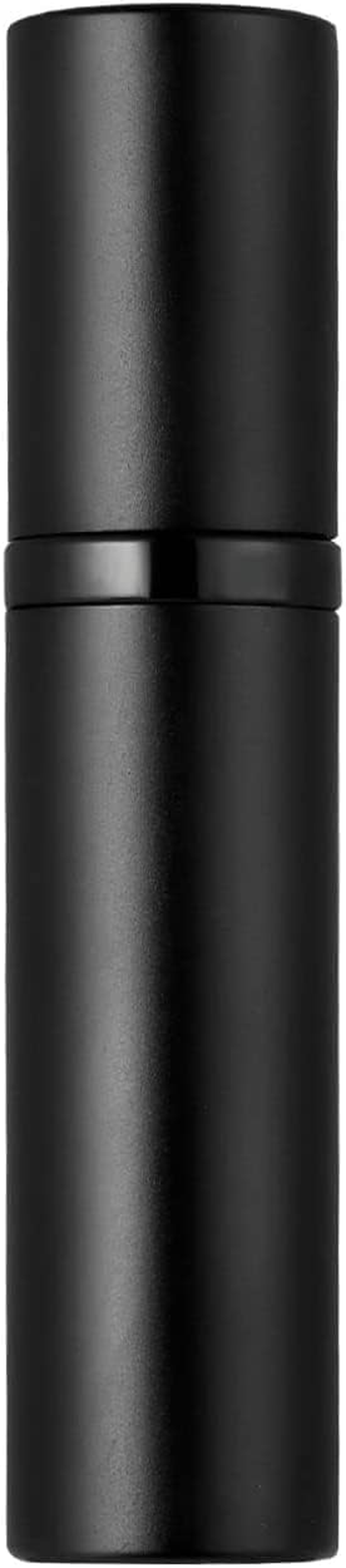 2Pcs Refillable Perfume Bottle Atomizer for Travel, Portable Easy Refillable Perfume Spray Pump Bottle for Men and Women with 5Ml Pocket Size (Black & Rosegold)