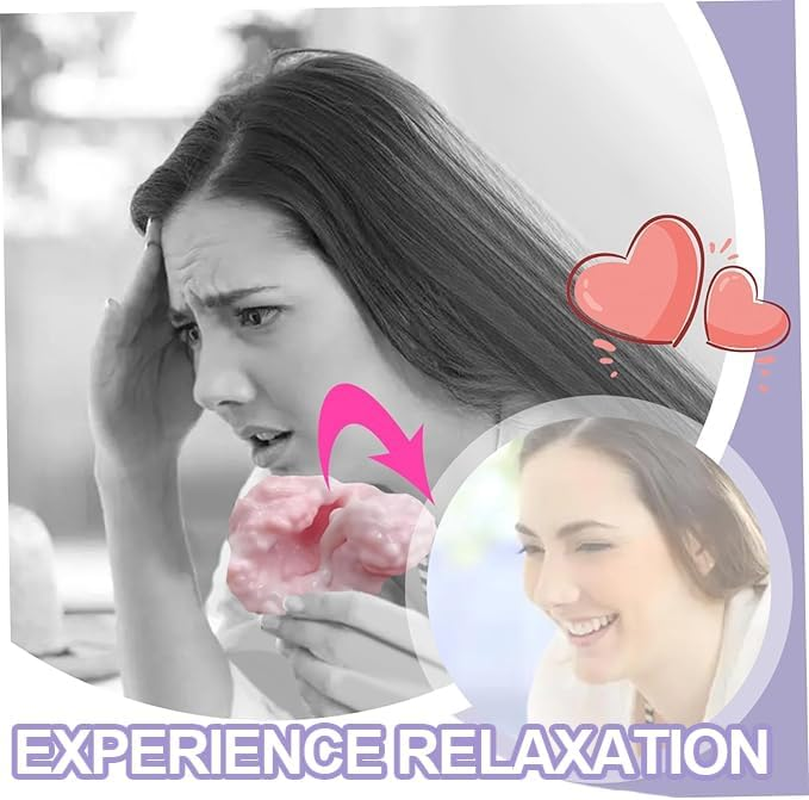 4Pack Stress Relief Squish Balls, Shapeable Vacuum Sensory , Grape Design, Soft Flexible Squeeze Balls image number 5