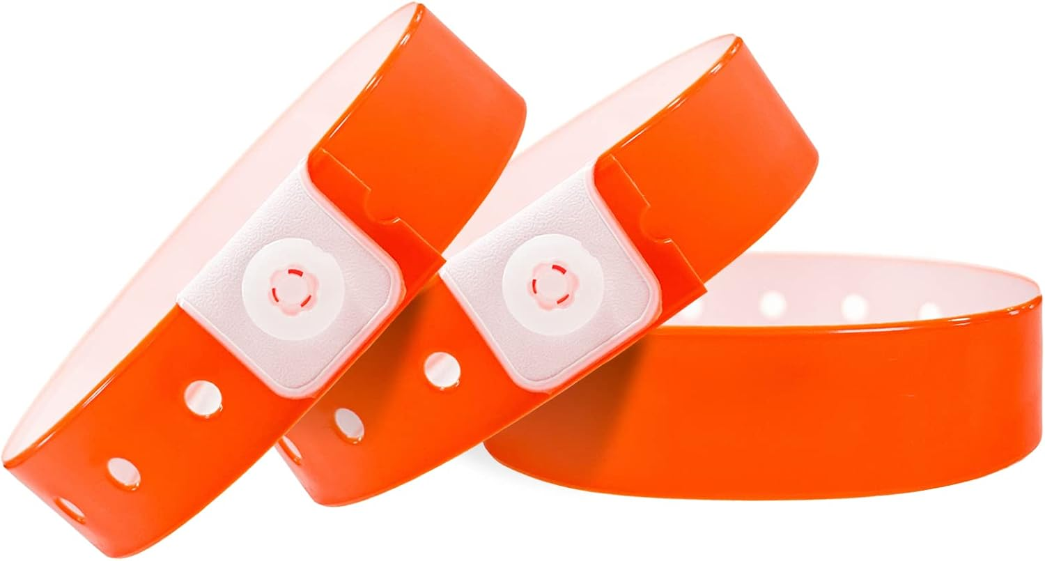 Wristall Plastic Party Wristbands-100 Pack&hellip;