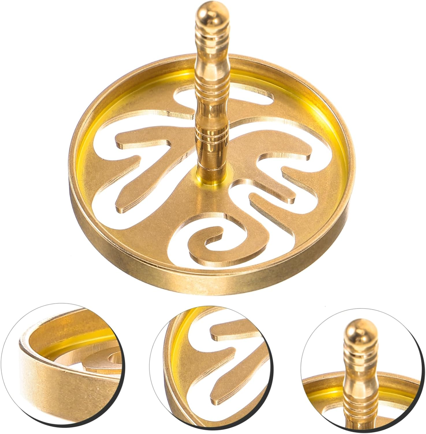 Copper Incense Press Mold Tool for Aromatherapy Design for Easy Ash Shaping for Home Yoga and Meditation Use Copper Construction image number 4