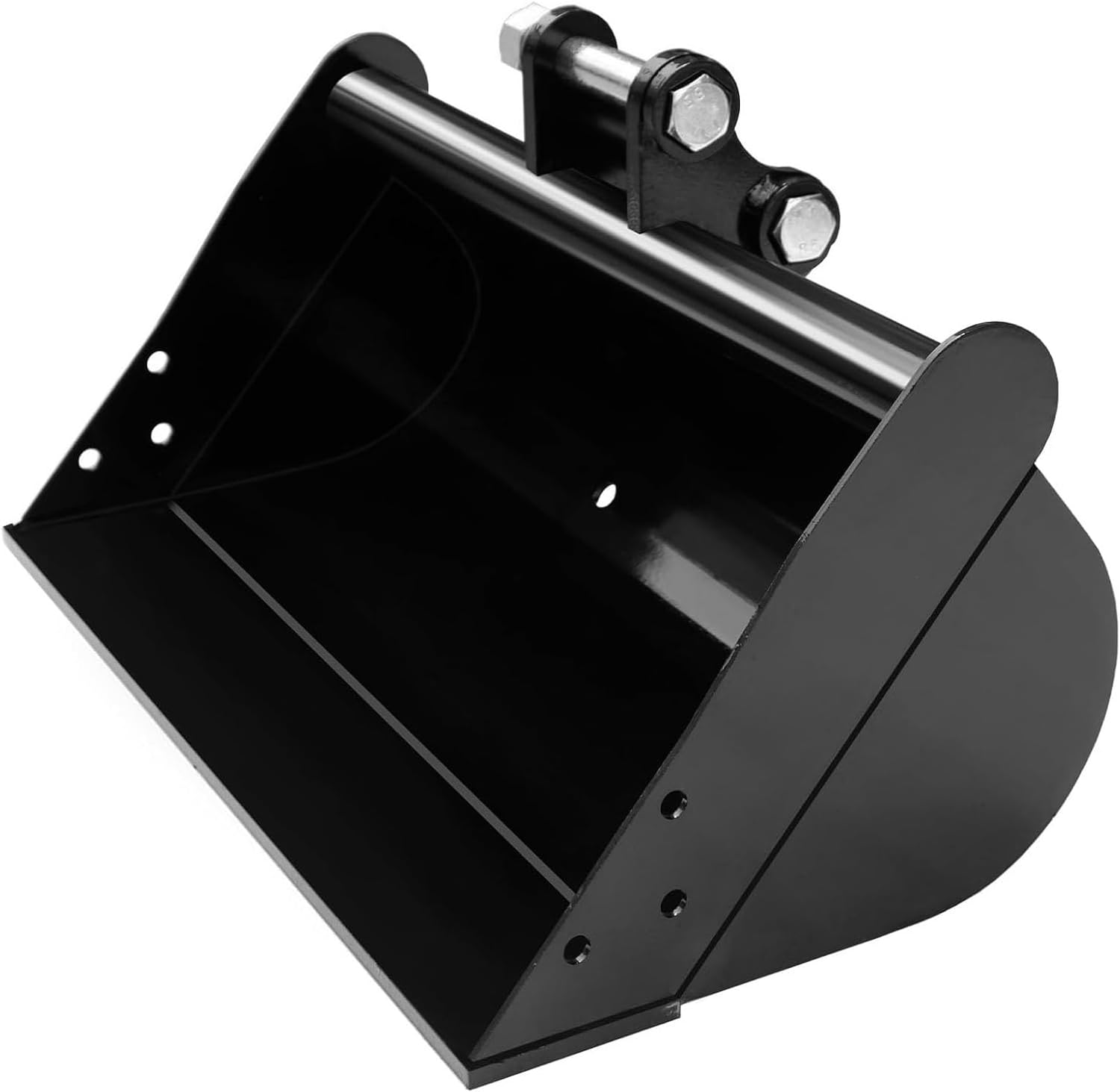 Focket Mini Excavator Bucket, 20In Digger with 0.98In Hole Diameter 3.46In Center Wheelbase, Manganese Steel Small Digger Bucket for Mini Excavator image number 6