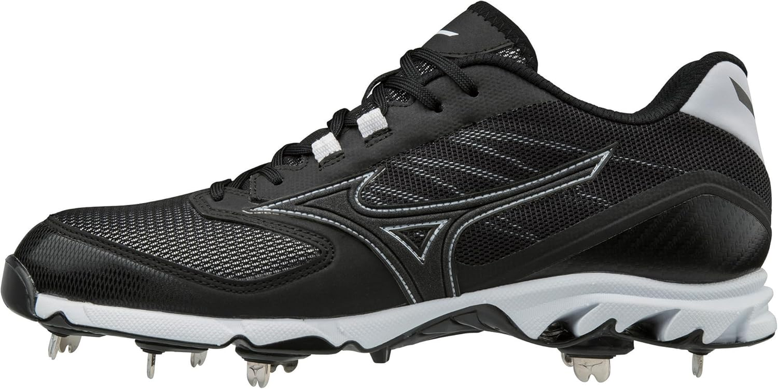 Mizuno Mens 9-Spike Dominant Ic Low Metal Baseball Cleat