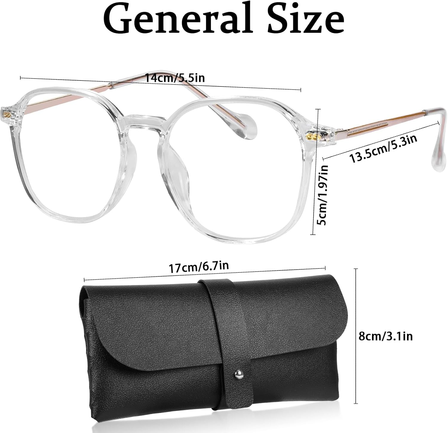 Reading Glasses for Women/Men, Eyeglasses, Computer Eye Glasses, Cheaters，Anti Glare Blue Light Blocking Glasses,Sturdy Eyeglasses，Comfortable Fit,Anti Eyestrain image number 4