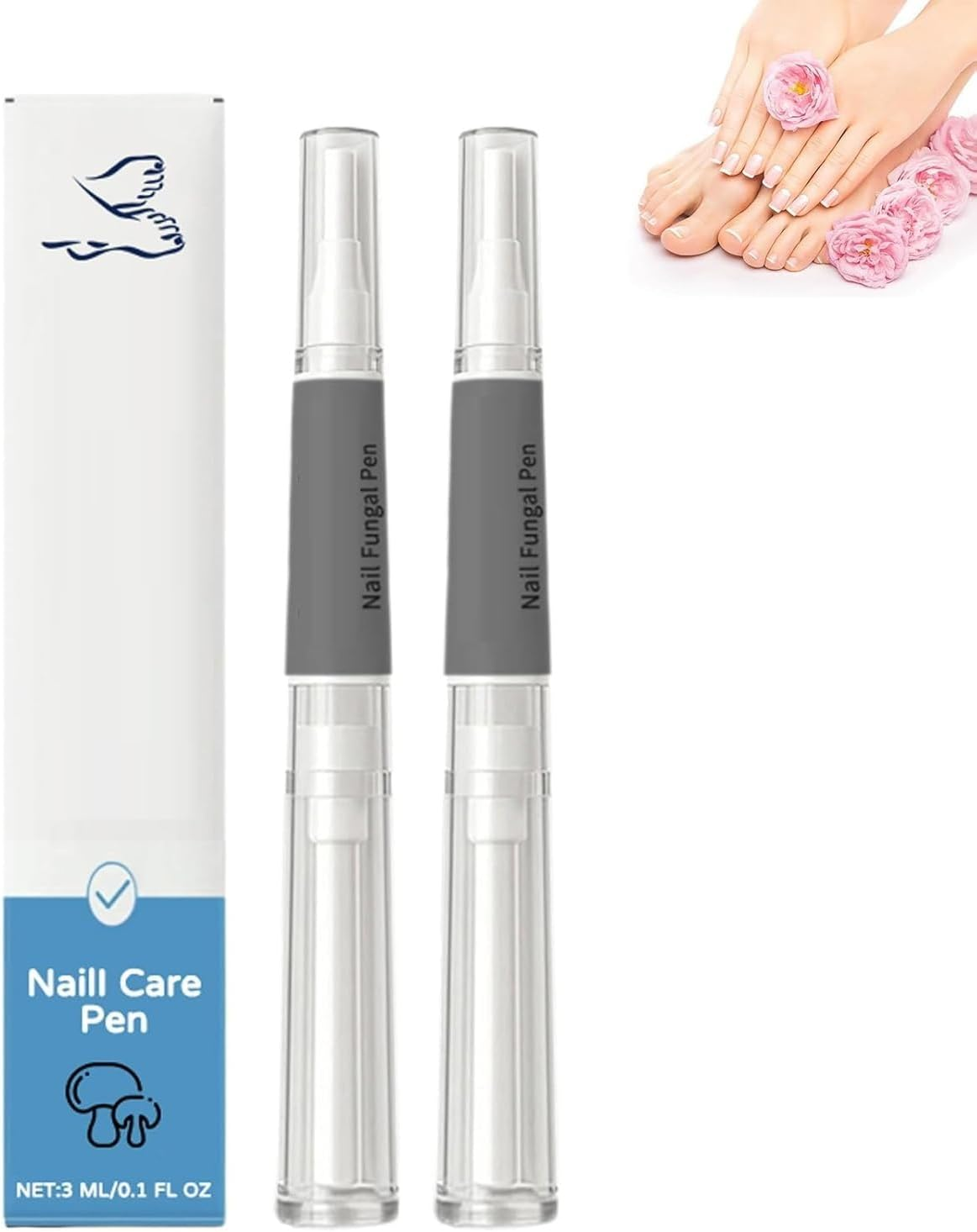 Antifungal Nail Pen for Toenails and Fingernails, Extra Strength Fungus Treatment & Repair Serum with Natural Ingredients, Nail Strengthener and Growth Support (2 PCS) image number 1