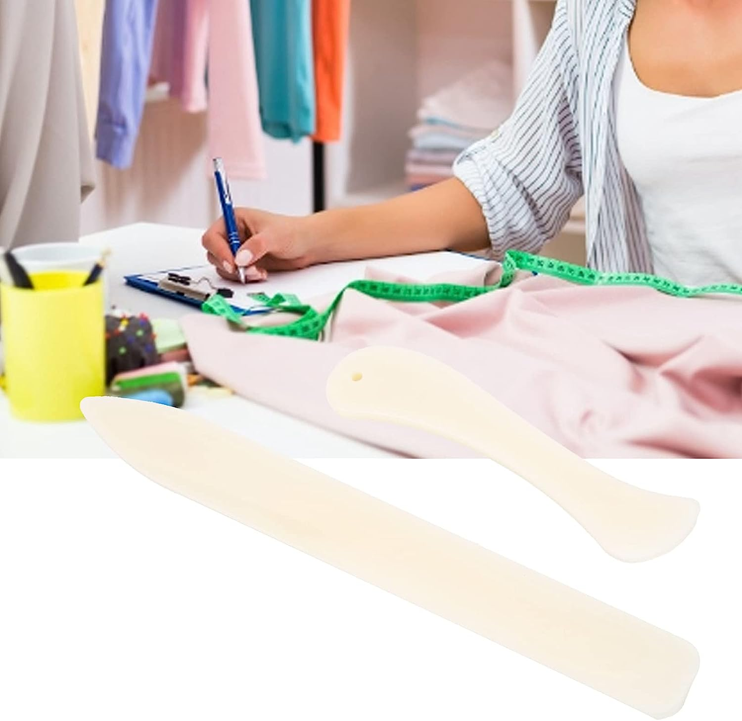 Bone Folder, Origami Paper Creaser Traditional for Scrapbooking for Sewing for Card Making for Bookbinding image number 3