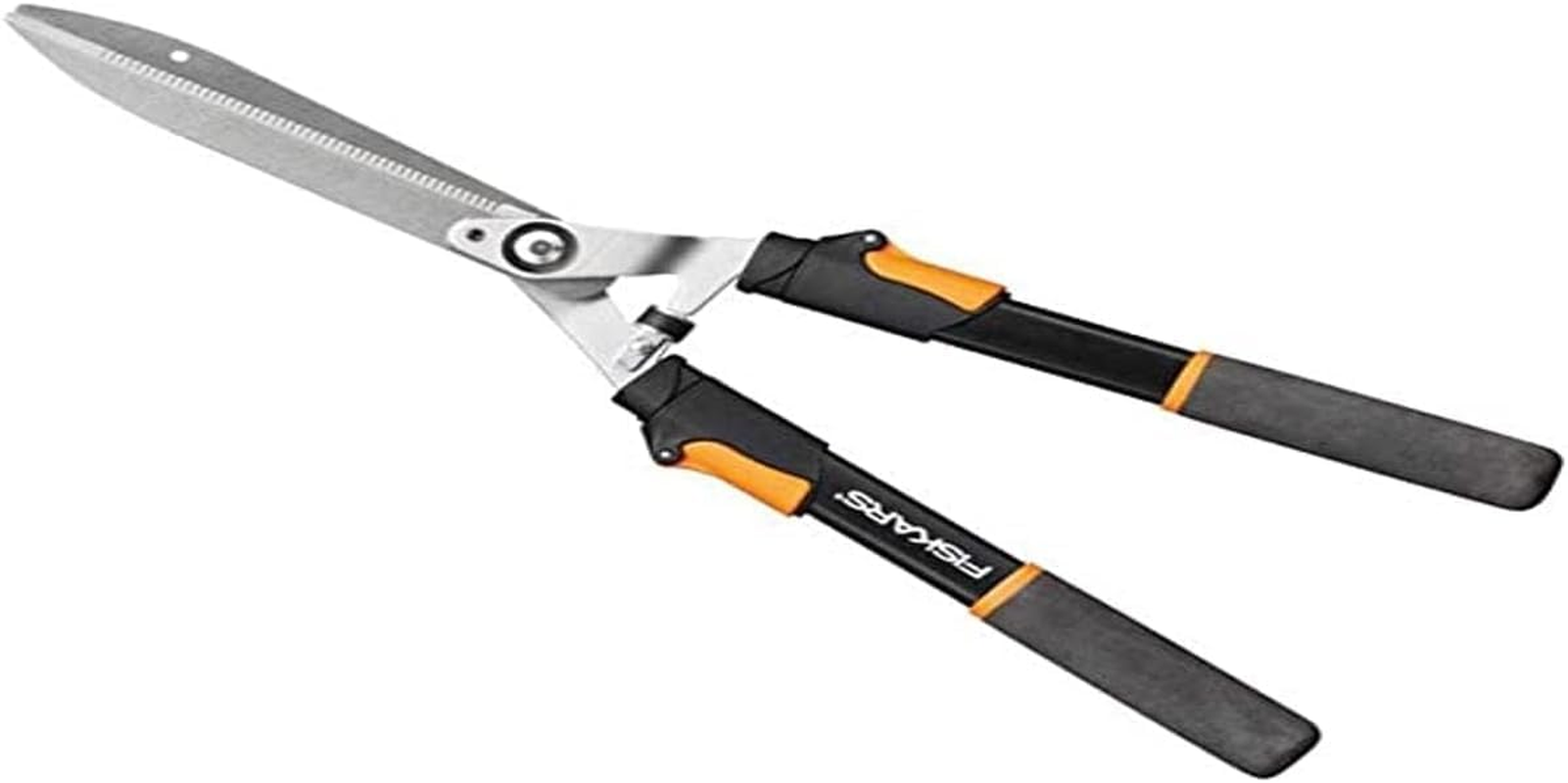 Fiskars Telescopic Hedge Trimmer, Softgrip-Handles, Blades of Steel, Length: 63-83 Cm, Black/Orange, HS13, 1027527 image number 2