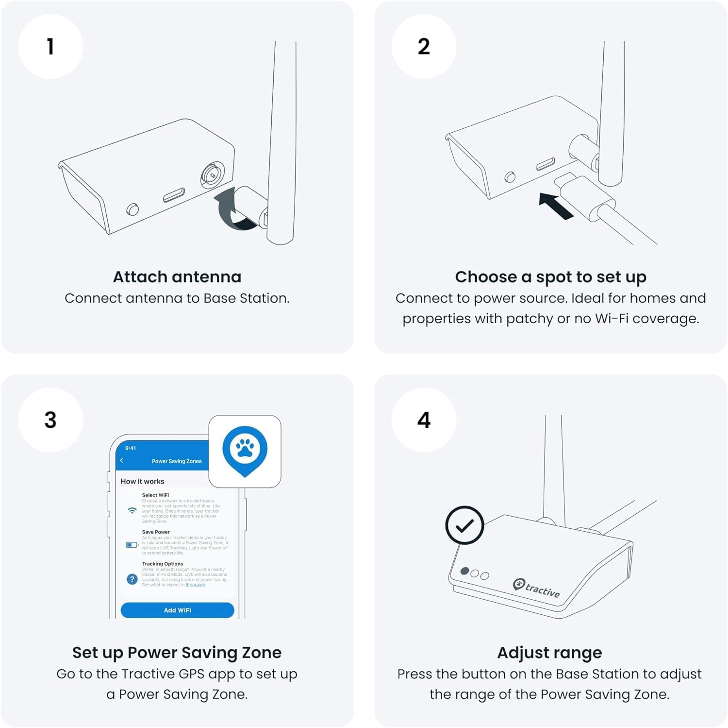 Tractive Base Station, Increase the Battery Life of Your Cat Tracker or Dog Tracker