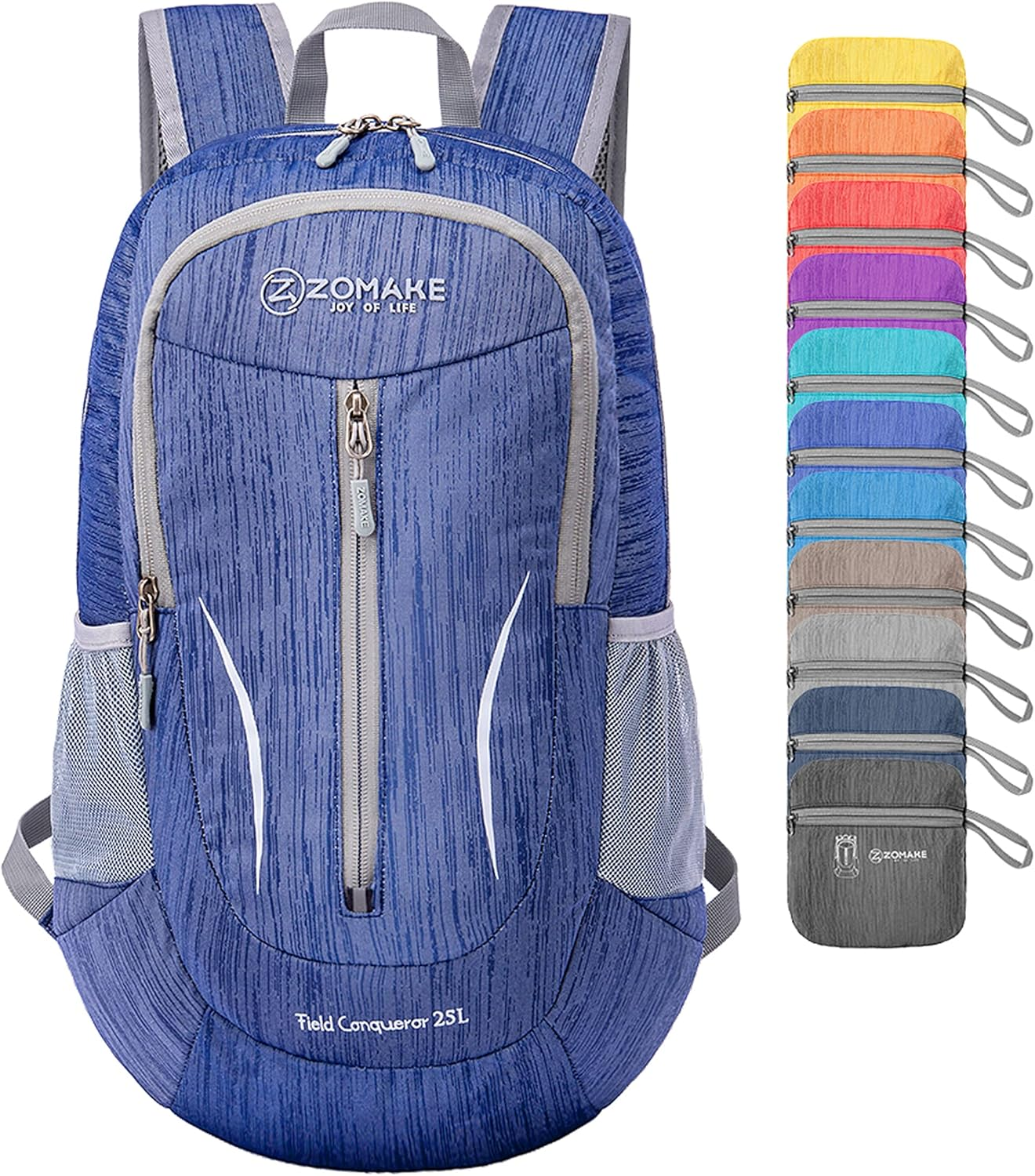 ZOMAKE Foldable Backpack 25L - Lightweight Folding Backpacks Packable Hiking Daypack for Travel Hiking Outdoor Camping