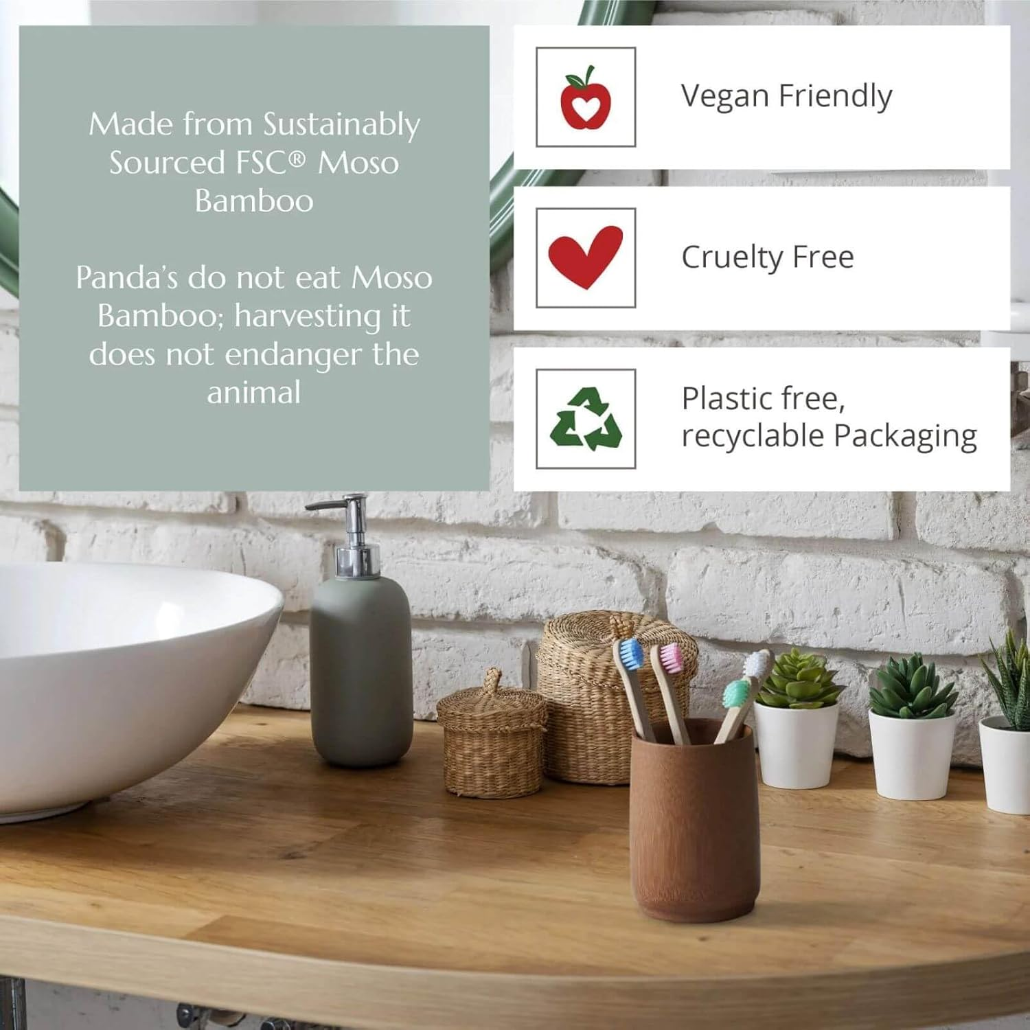 Wild & Stone Organic Baby Bamboo Toothbrushes | 4 Pack | Soft Bristles | 100% Compostable Handle | BPA Free | Vegan Baby Toothbrushes (White) - Baby Pink image number 7