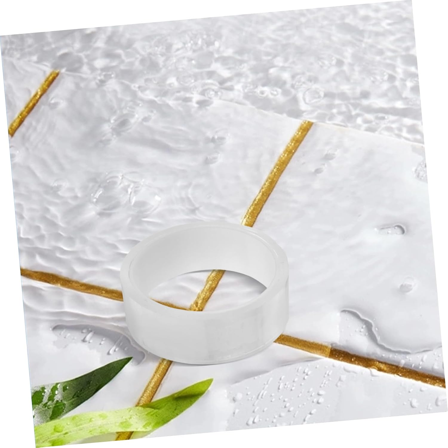 2Rolls Self-Adhesive Caulk Strips Sealing Tape for Bathroom Kitchen and Easy to Install for Gaps and Repairs image number 3