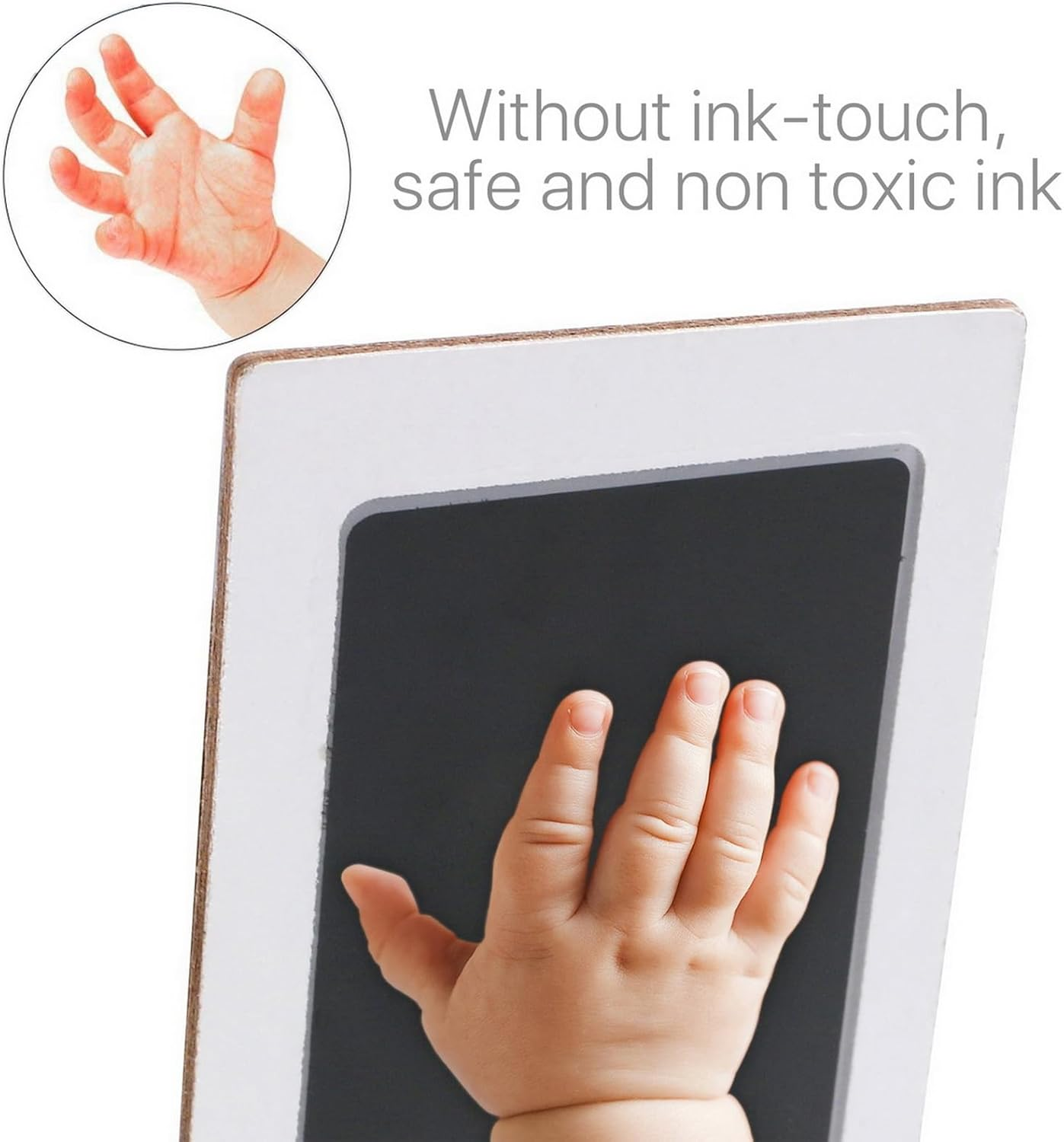VANANA Inkless Wipe Handprint Footprint Kit Baby Newborn Keepsake Treasure Memories image number 3